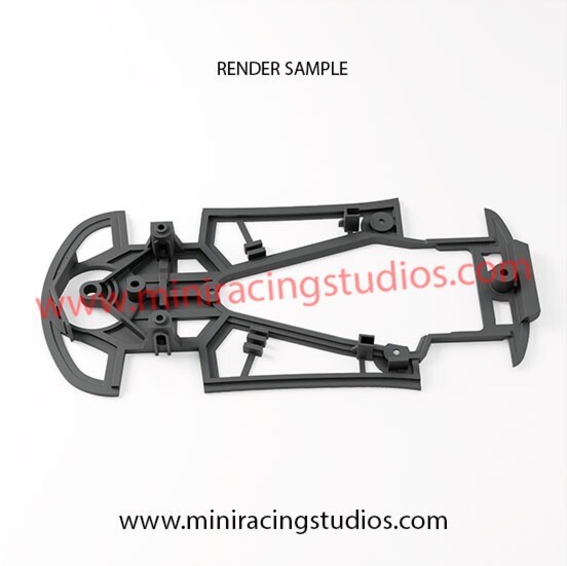 Chasis 3D Chevrolet Corvette C8R NSR – Carbono, Compatible con Soporte  NSR - 2