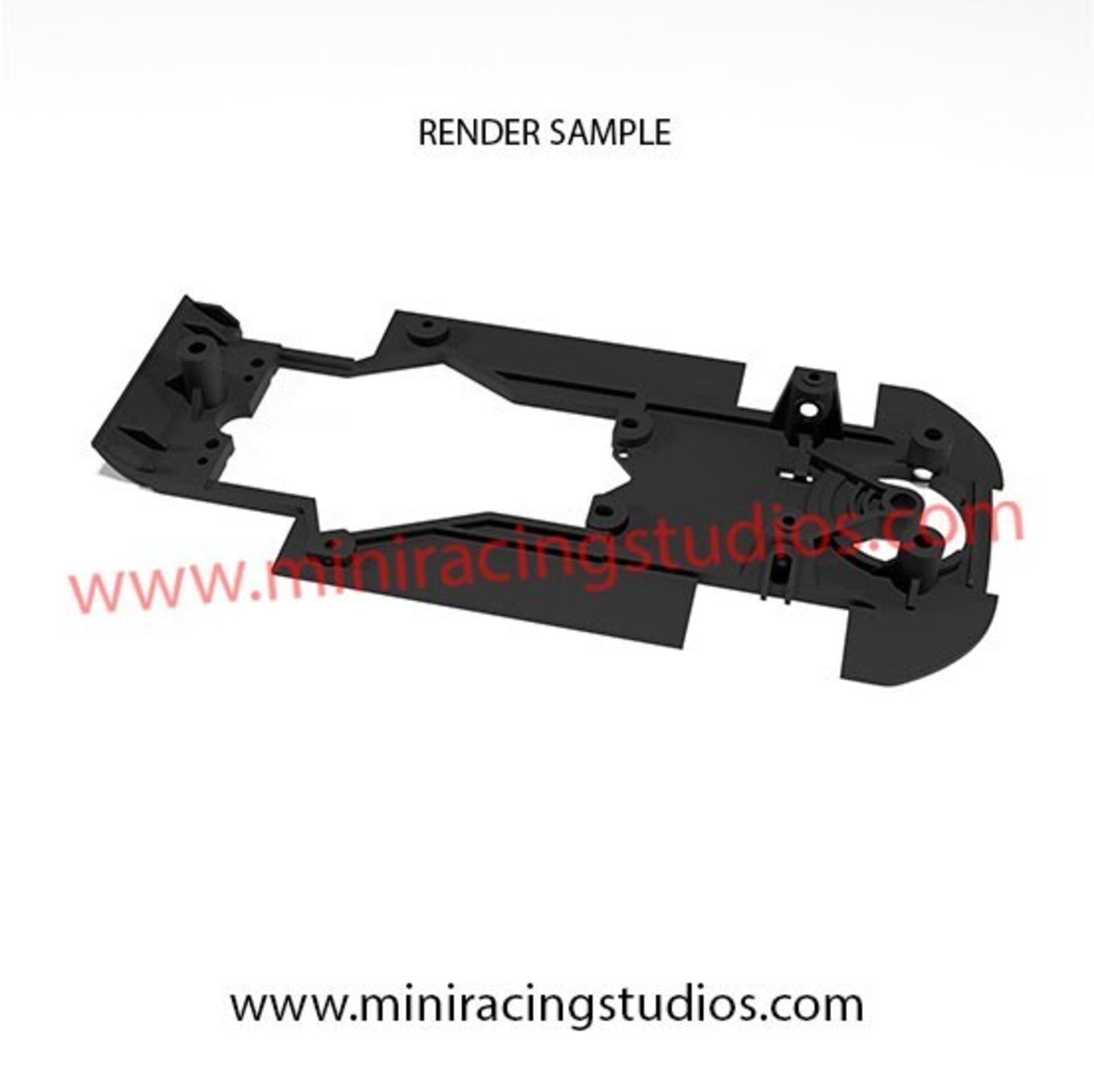 Chasis 3D para el Audi R8GT SCALEXTRIC / SCX compatible con Slot.it - 3
