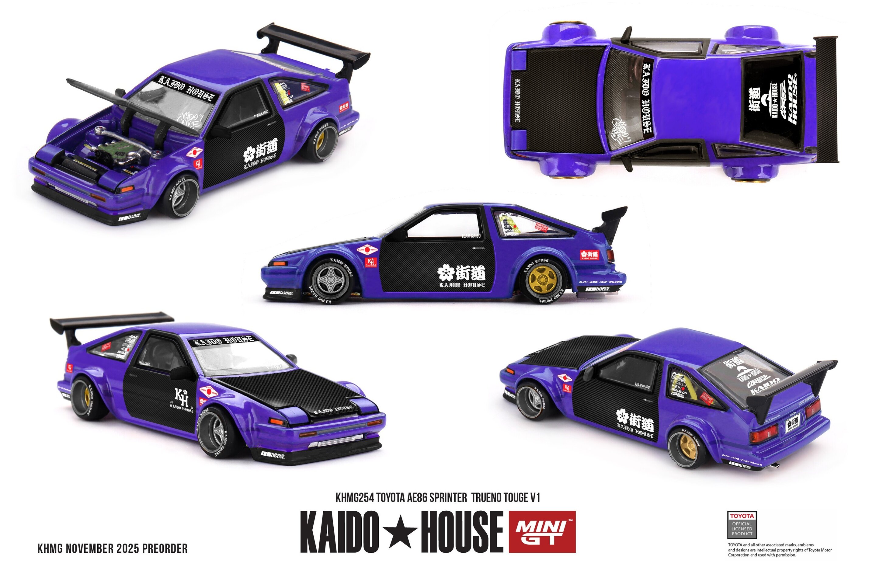 (PRE VENTA) 1:64 TOYOTA AE86 SPRINTER TRUENO KAIDO TOUGE V1 1983 – Kaido House - 1