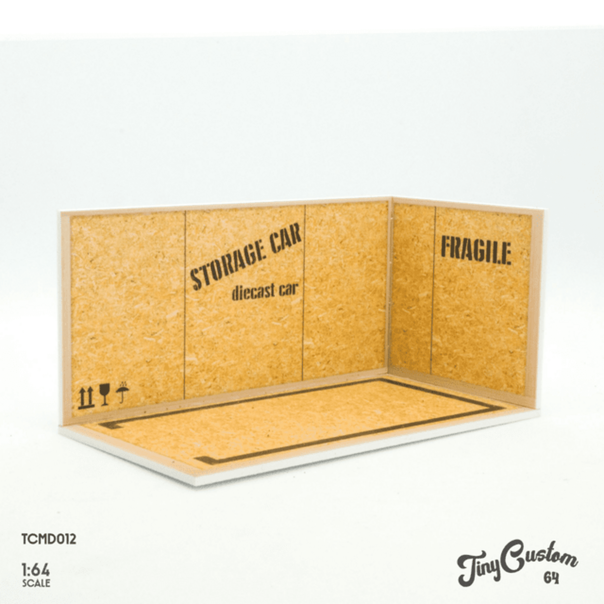 Minidiorama Box madera  1/64 - TinyCustom64. - 1