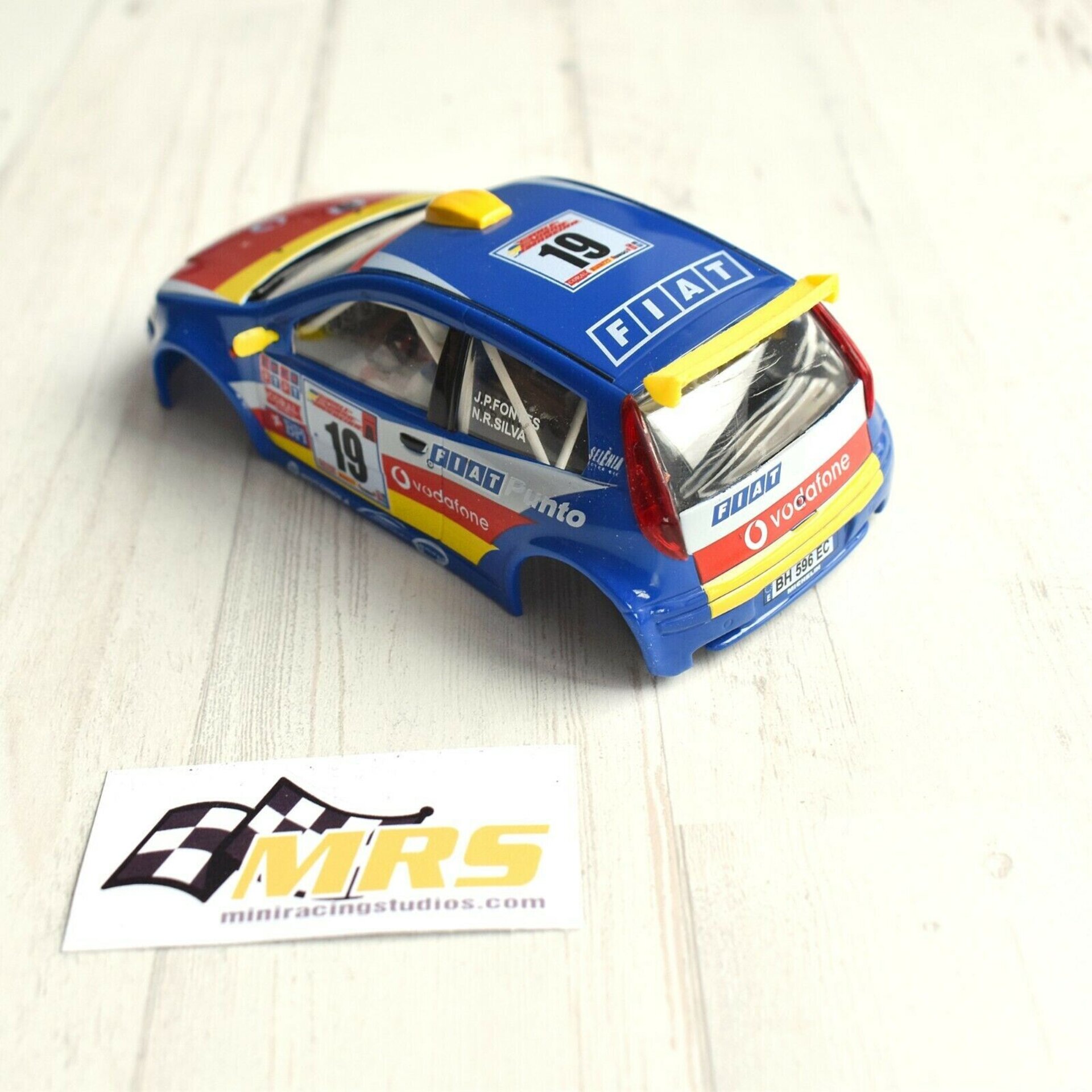 Alerón 3D  Fiat Punto JWRC NINCO  Flexible o Plástico - 4