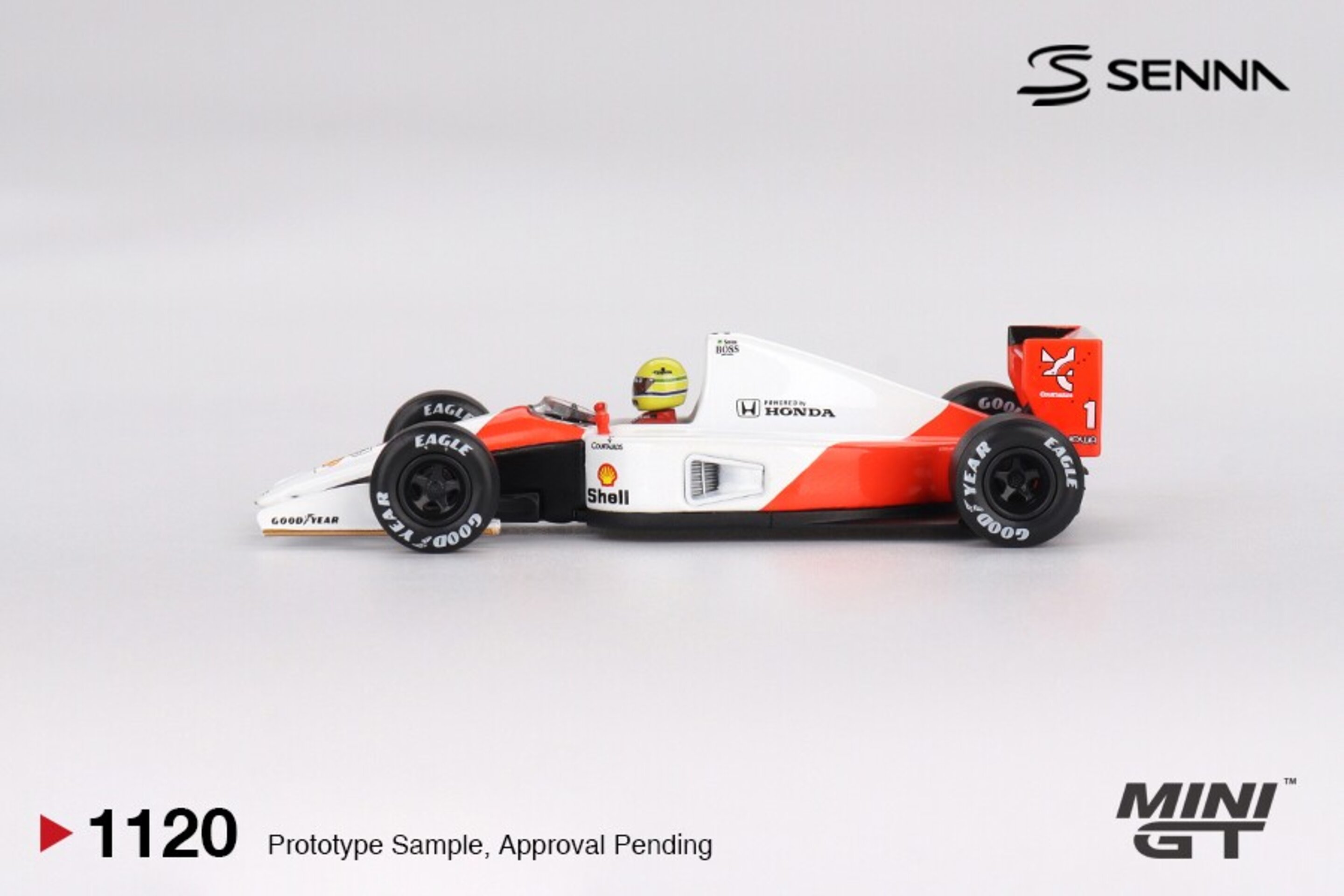 (PRE VENTA) Mini GT 1:64 McLaren MP4/6 Ayrton Senna – Japanese GP 2nd Place 1991 - 3
