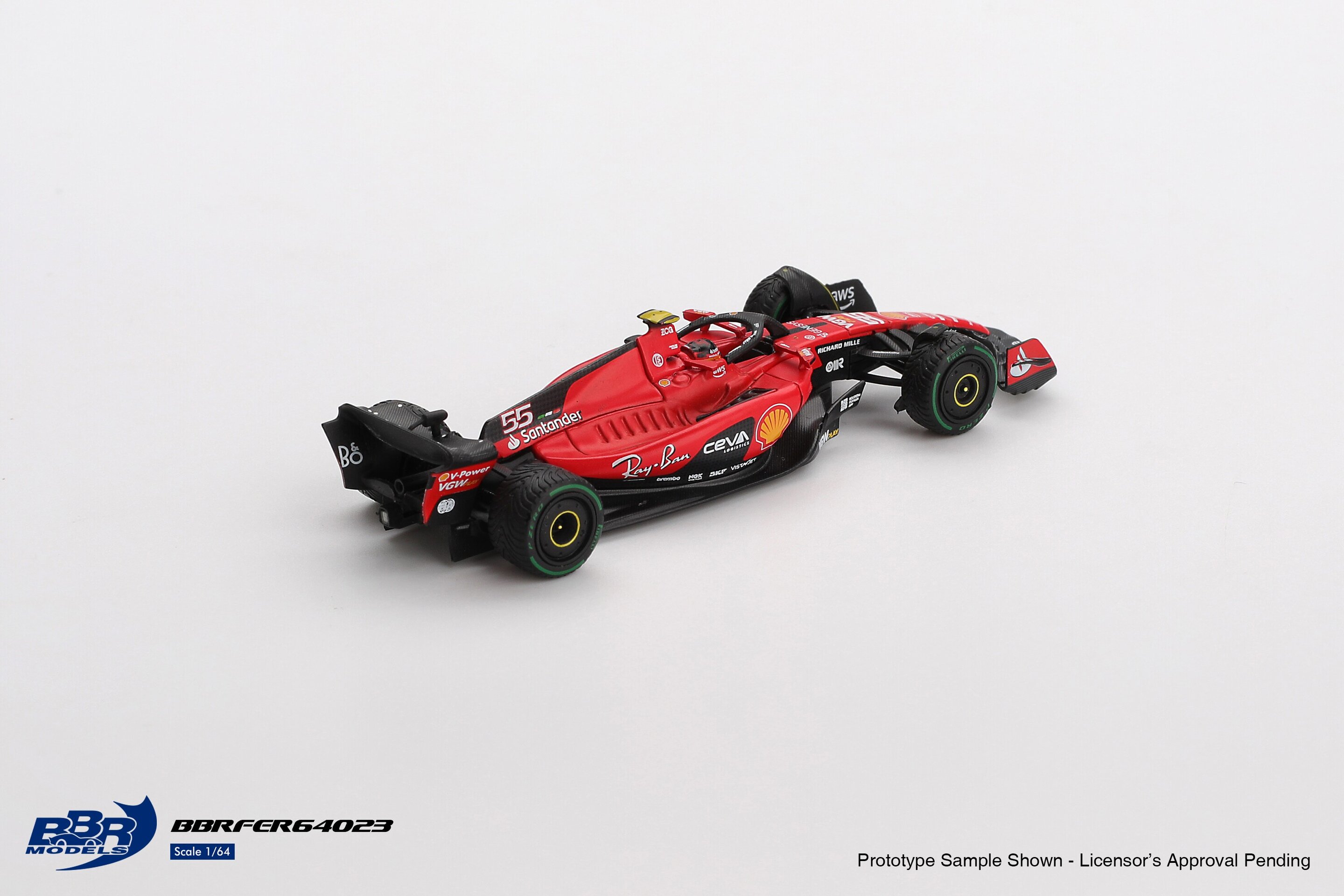 (PRE VENTA) Ferrari SF-23 #16 Leclerc Mónaco GP 2023 – BBR  1:64 - 3