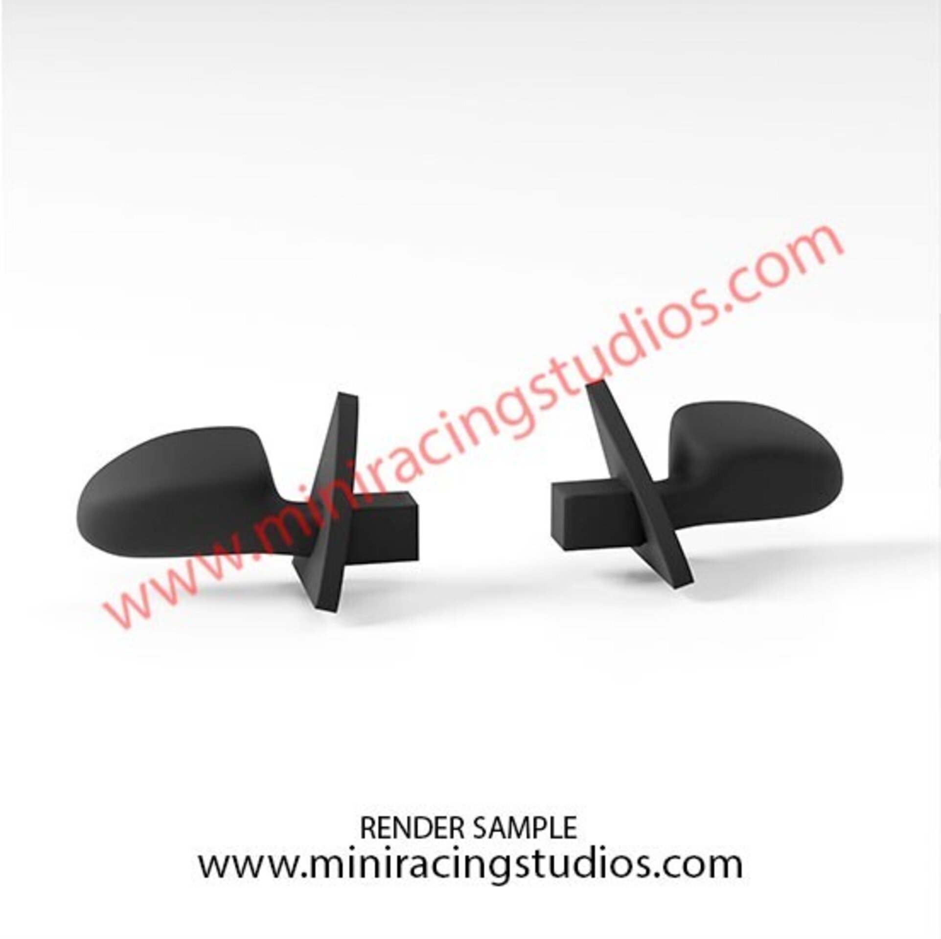 Retrovisores 3D para Ford Focus WRC 2002 Scalextric/SCX – MiniRacingStudios - 2