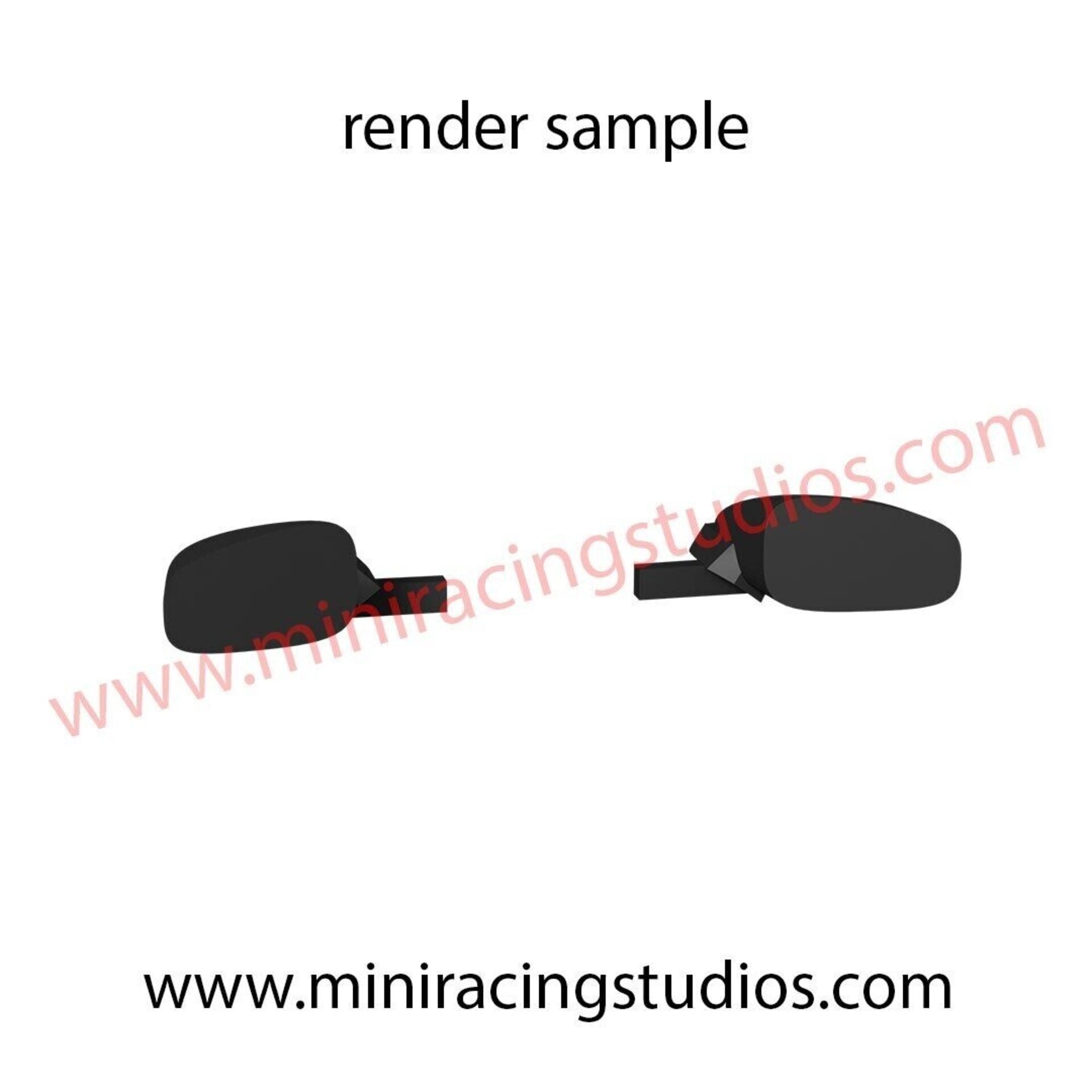 Set Alerón + Retros  para Porsche 911 992 de Scaleauto (Flex o Bicomponente) - 5