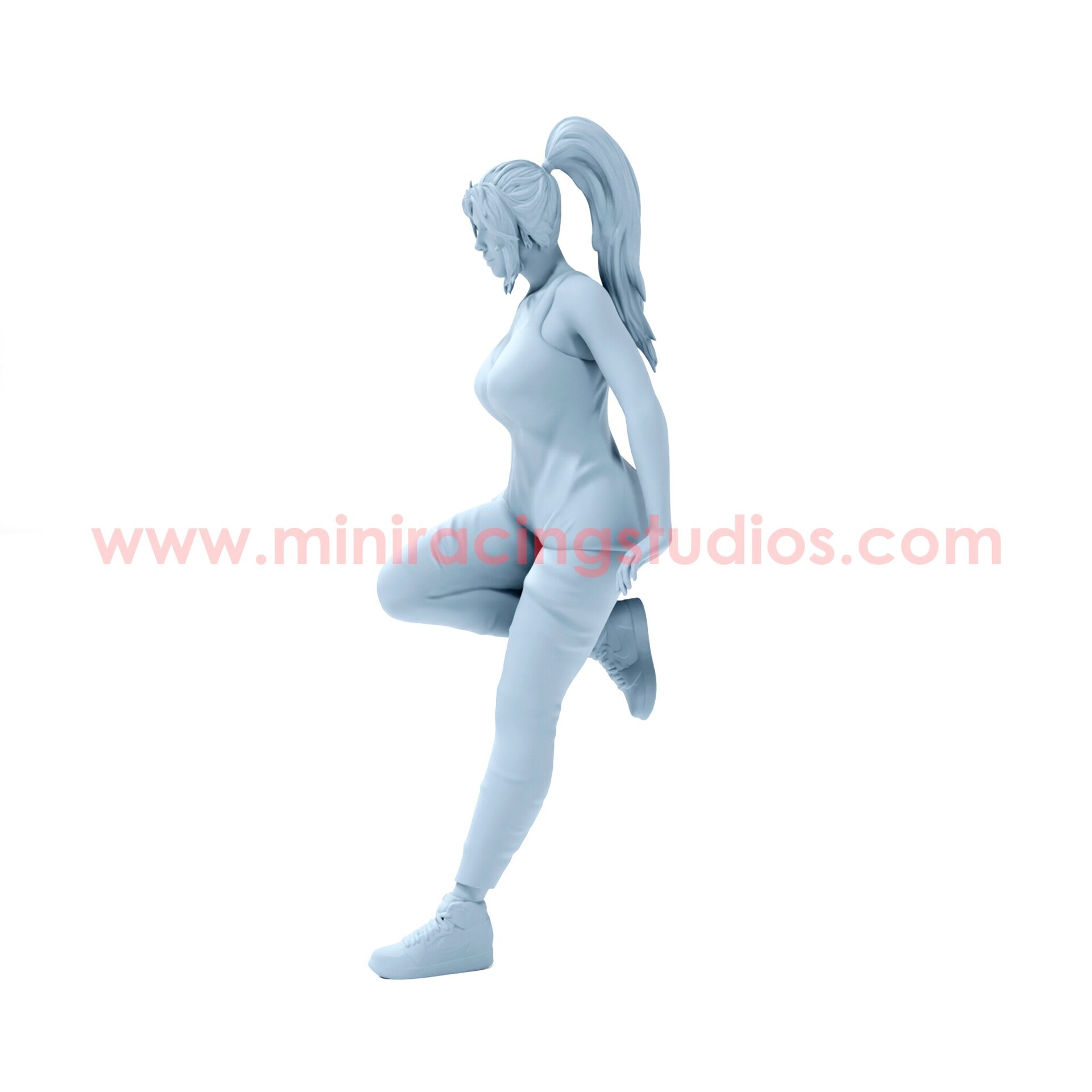 Figura Liberty Walk Girl 1/64 sin pintar en Resina – MiniRacing64 - 3