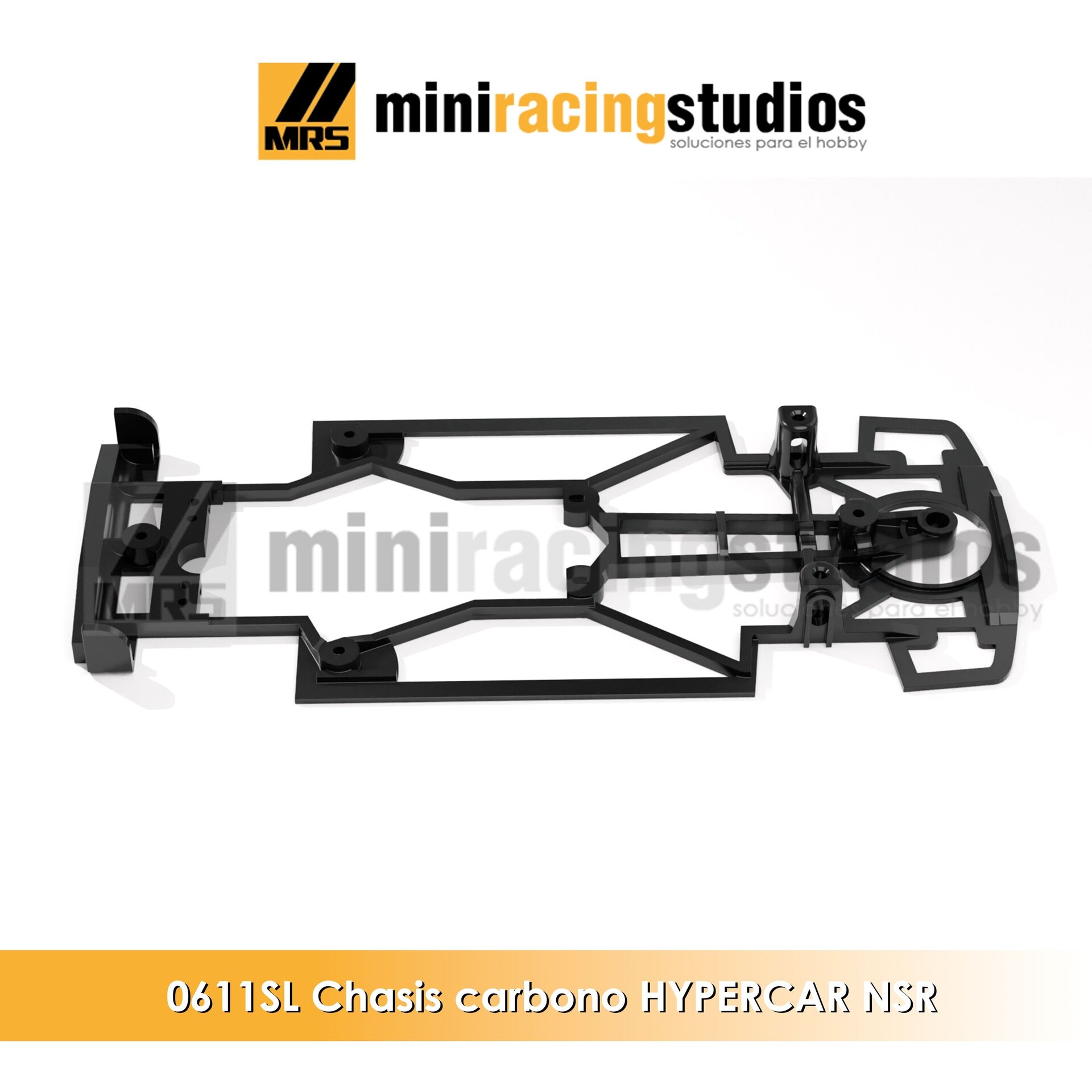 Chasis 3D Hypercar NSR – Composite Carbono – Soporte Slot.it - 2