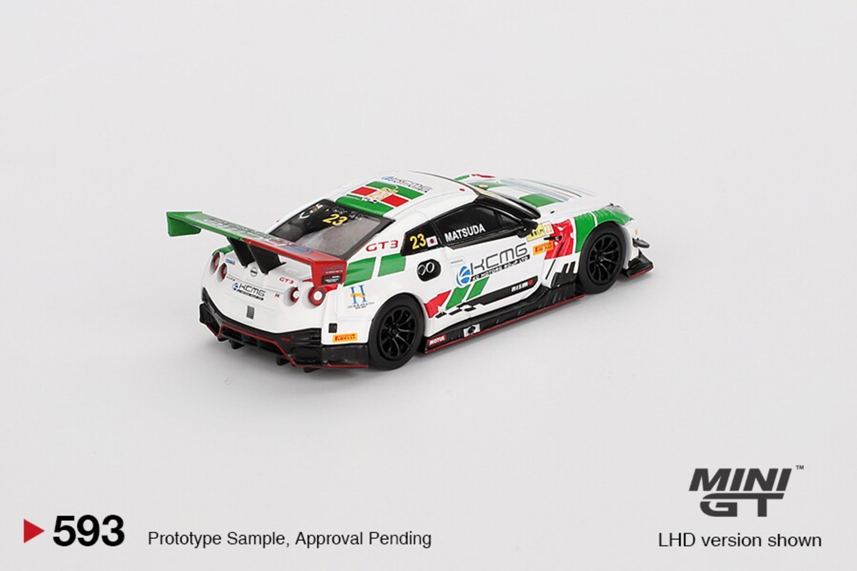 Nissan GT-R NISMO GT3 #23 KCMG 2018 FIA GT World Cup Macau MiniGT 1/64 - 2