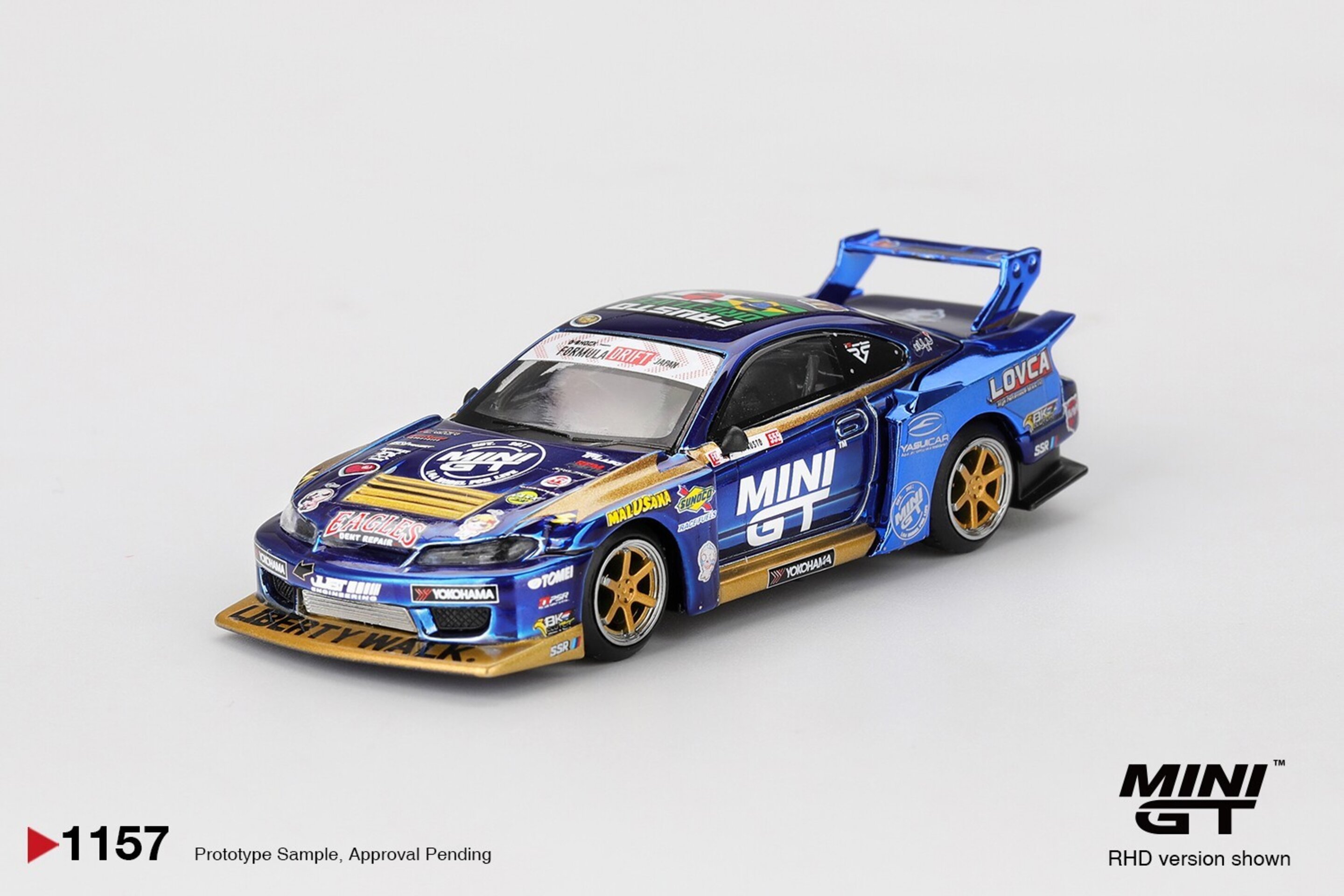 (PRE VENTA) MINI GT 1:64 NISSAN SILVIA S15 LB-SUPER SILHOUETTE #555 Liberty Walk - 2
