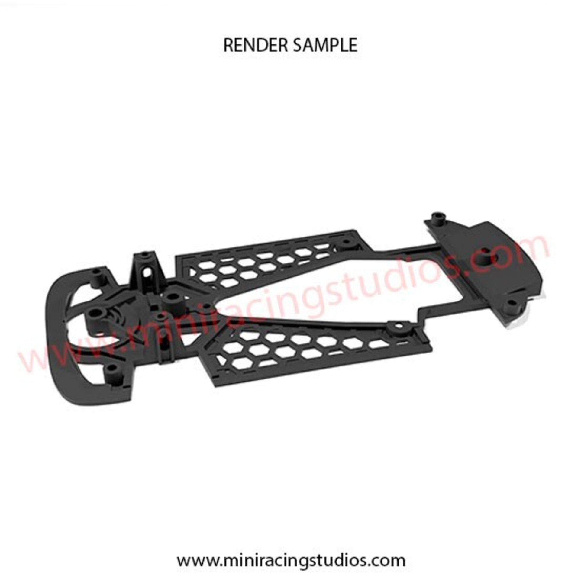 Chasis 3D para el Mercedes AMG GT3 NSR para soporte NSR - 3