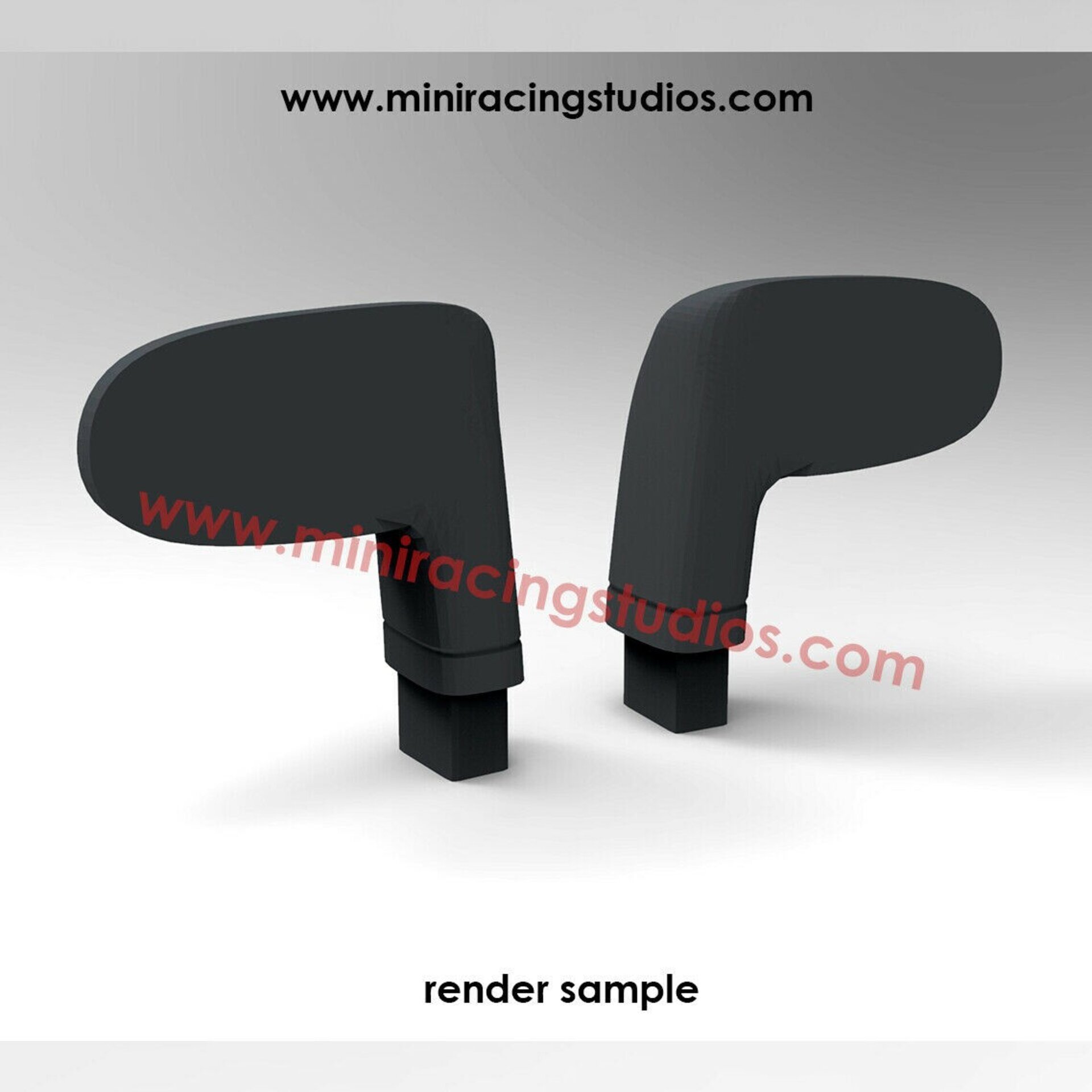 Retrovisores 3D Mosler MT900 de Ninco  Flexible o Plástico - 3