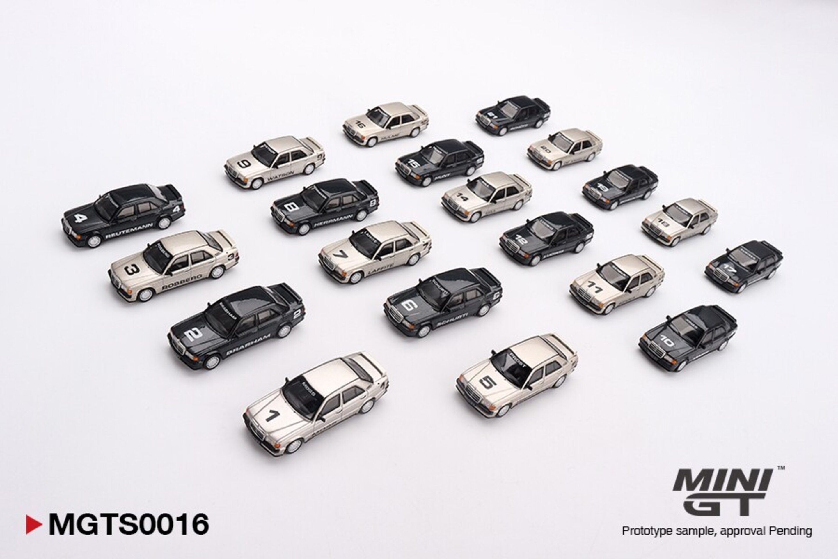 PRE VENTA Mercedes-Benz 190E EVO1 Nürburgring Race of Champions 84 –Mini GT 1:64 - 3