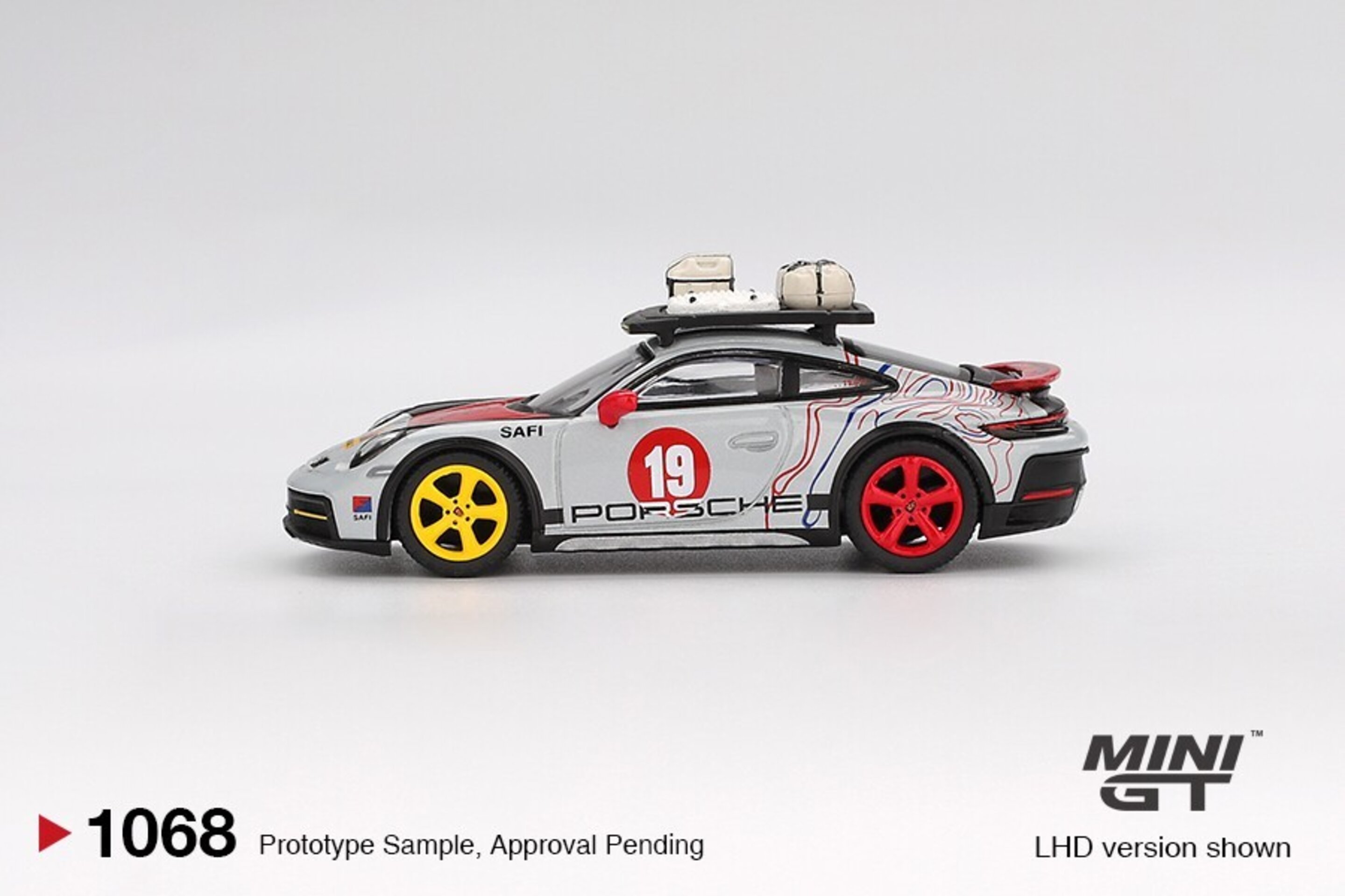 MGT01068-L 1:64 PORSCHE 911 (992) DAKAR "UNCLE RALLY" 2024 - 2