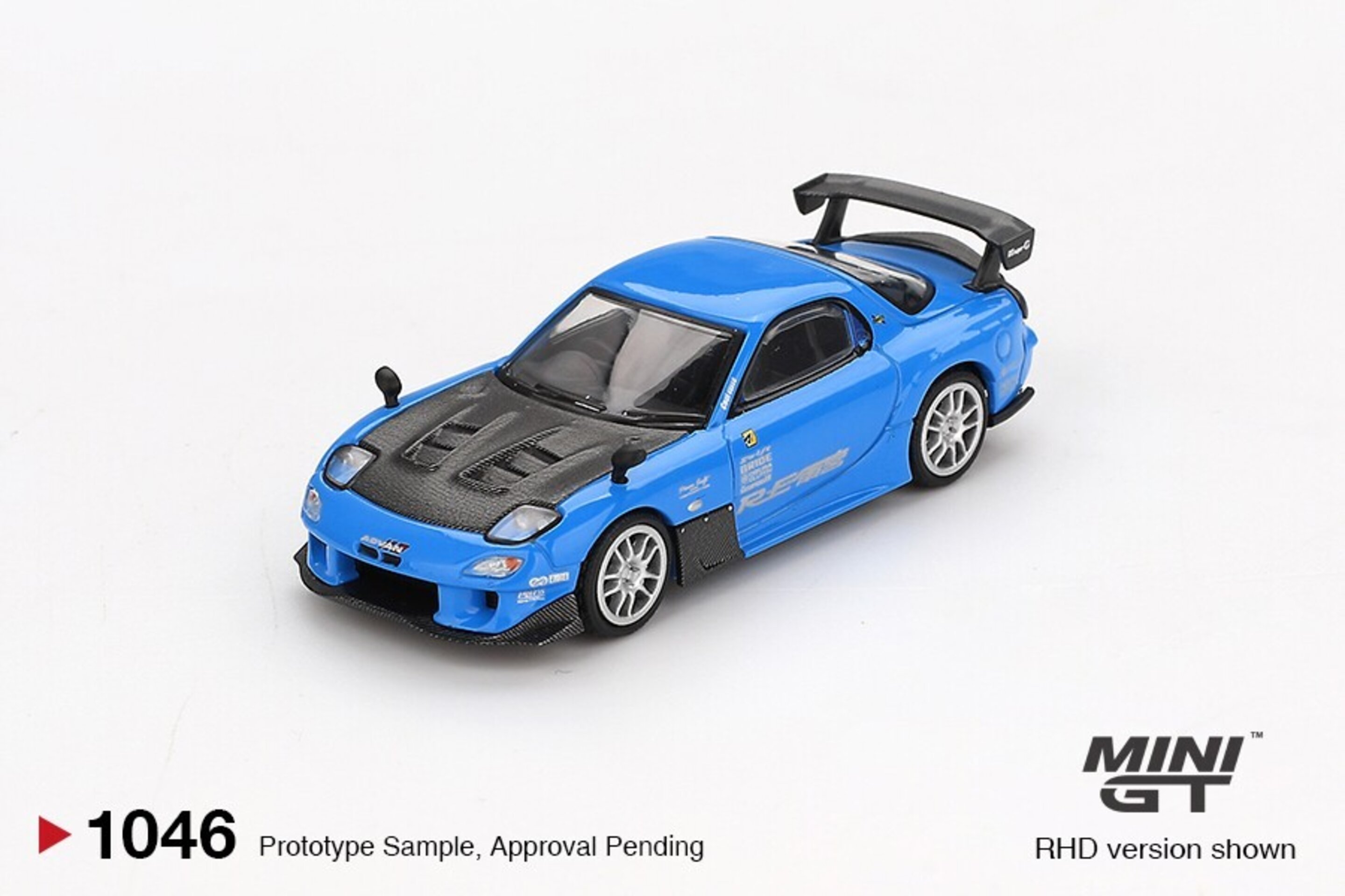 (PRE VENTA) 1:64 MAZDA RX7 (FD3S) RE-AMEMIYA  20B NA 3ROTOR-7 AMA-SAN GO MINI GT - 2