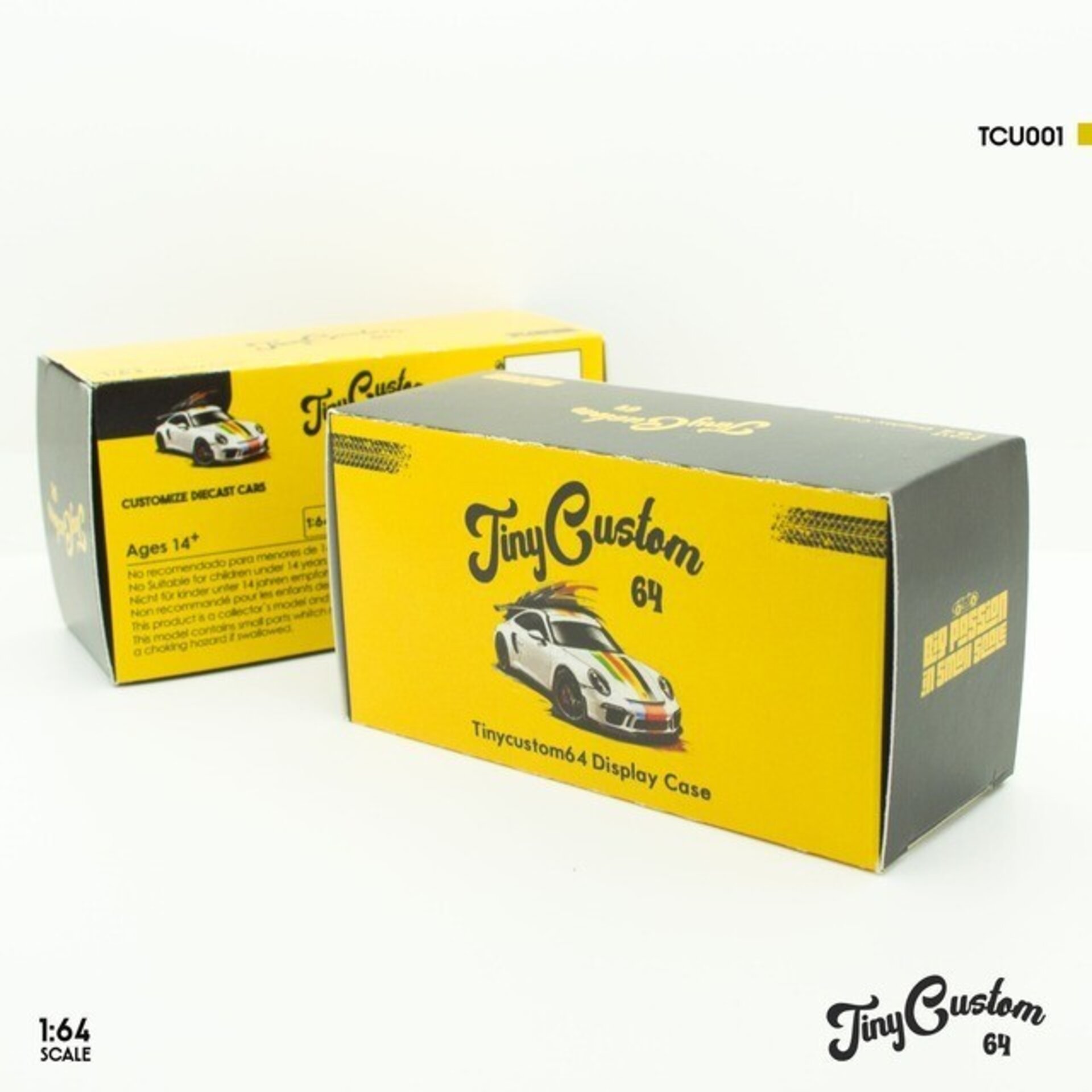 Caja de exhibición acrílica 1:64 Tinycustom64 - 4
