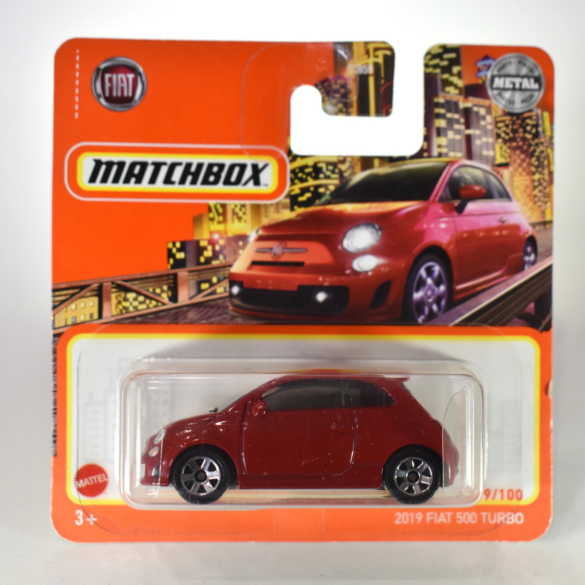 2019 Fiat 500 Turbo ( 19/100 ) Matchbox - 1