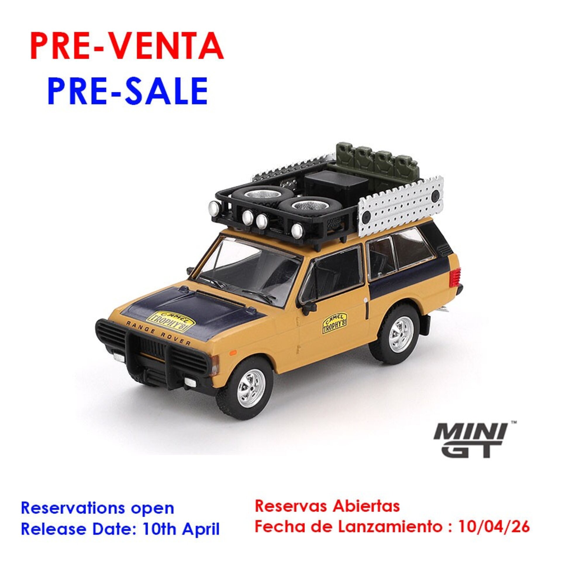 (PRE VENTA) 1:64 Land Rover Range Rover Camel Trophy Sumatra 1981 C. Swoboda & K - 1