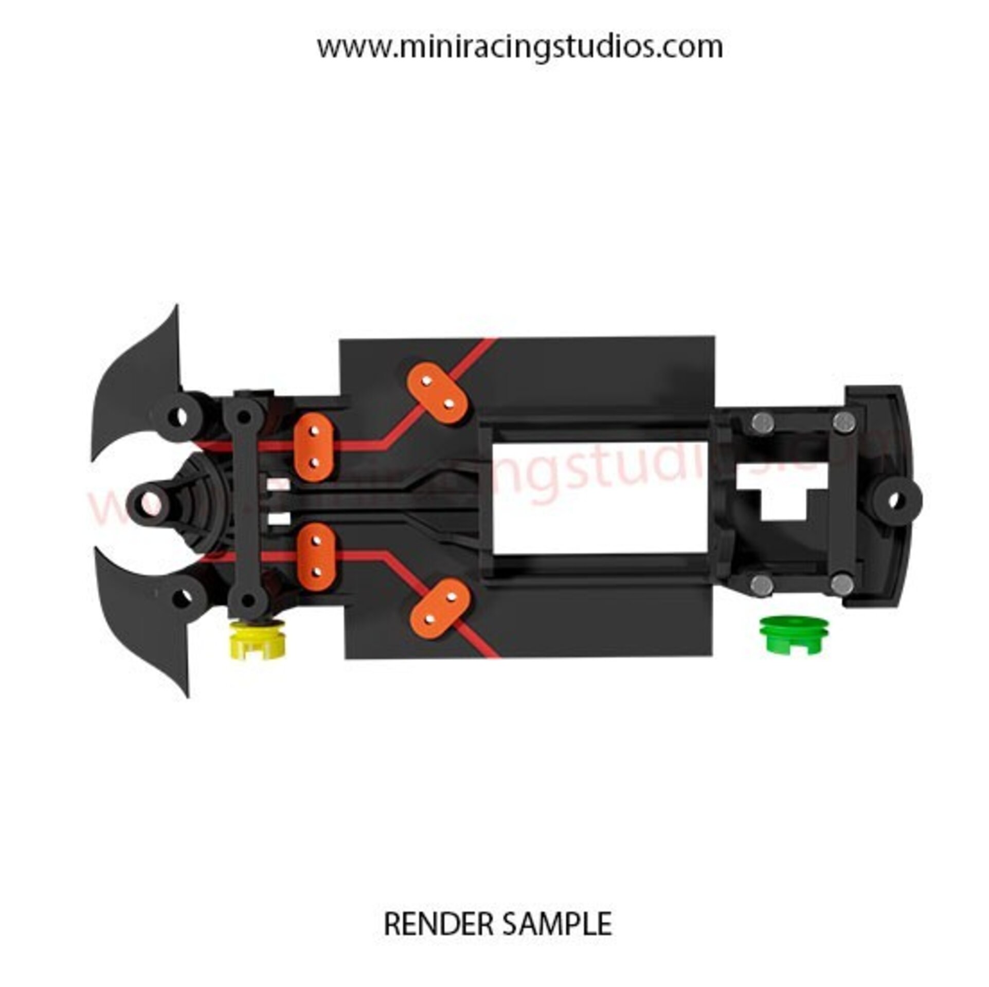 Chasis N3D Mitsubishi EVO X Avant Slot Rally MULTIFLEX - 3