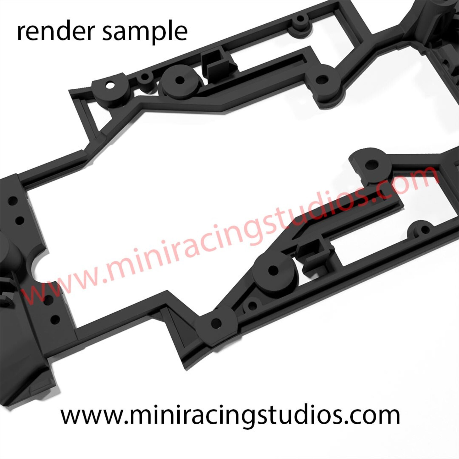 Chasis 3D Honda NSX Scaleauto – Composite Carbono – Slot.it / RT3 - 4