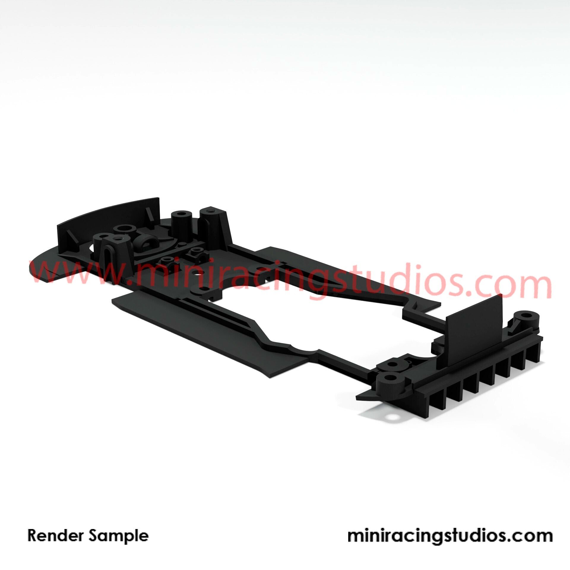 Chasis 3D Chevrolet Corvette C6R de NINCO compatible con Slot.it  - 2