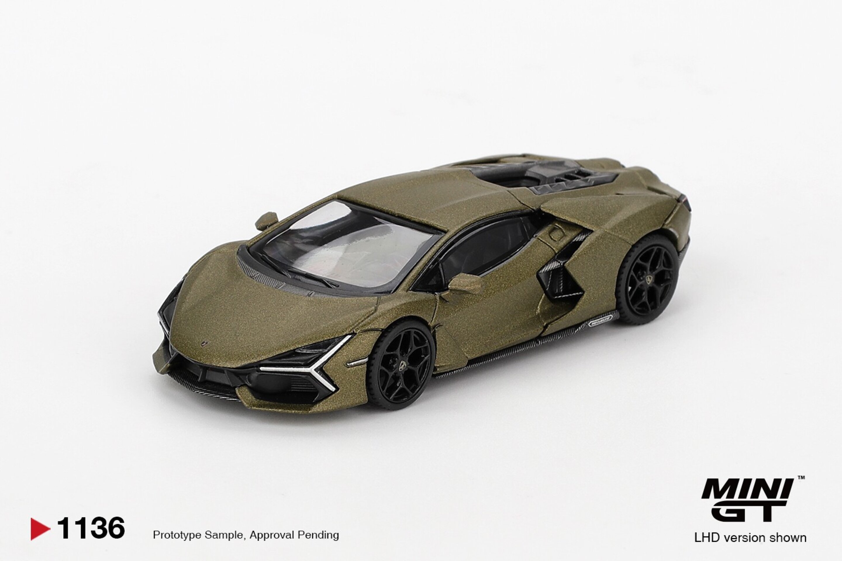 (PRE VENTA) 1:64 LAMBORGHINI REVUELTO VERDEGEA MATTE 2023 Mini GT - 2