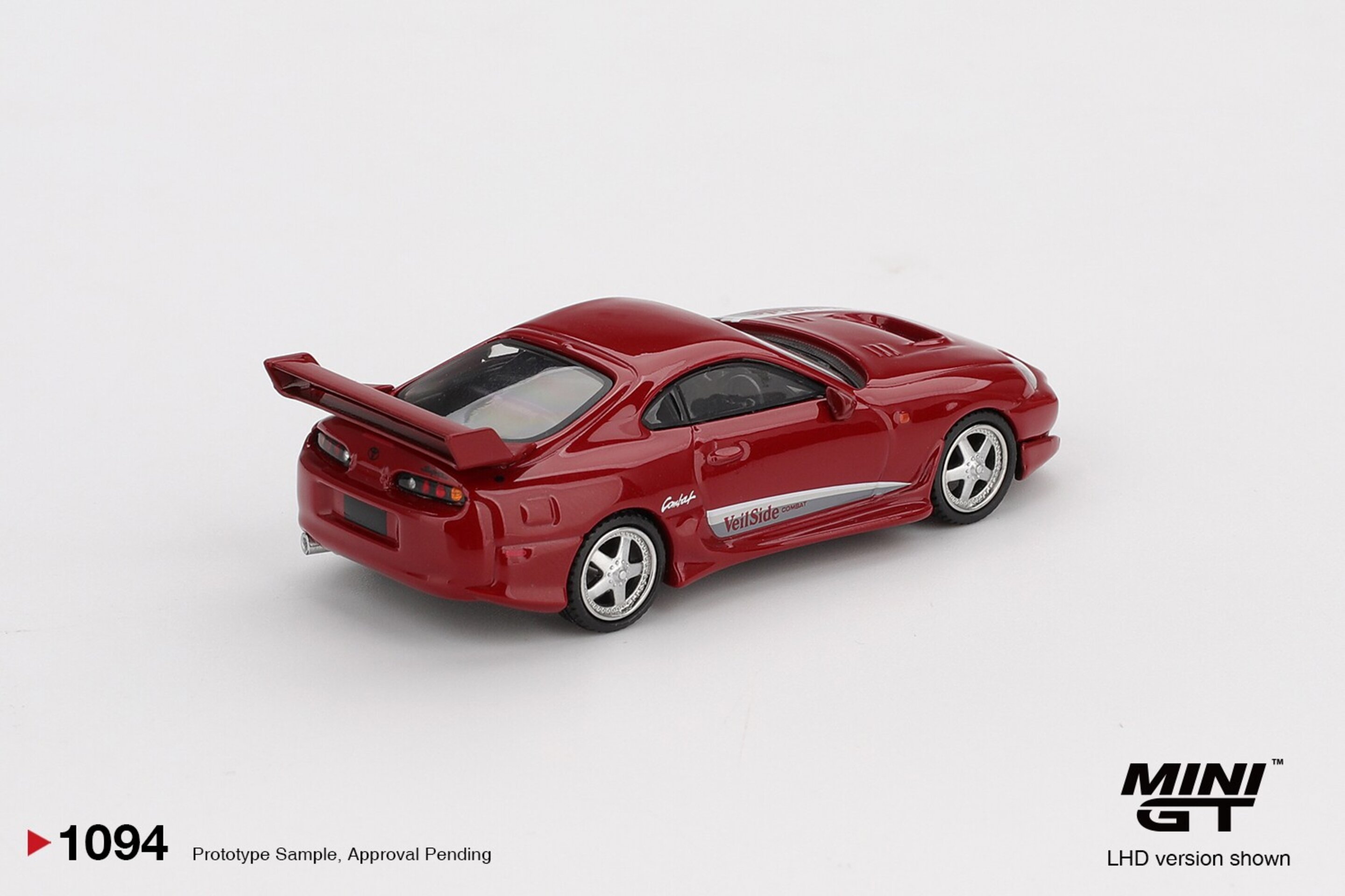 (PRE VENTA) 1:64 Toyota Supra MK4 (A80) Veilside Combat V-I Red 1994 – Mini GT - 4