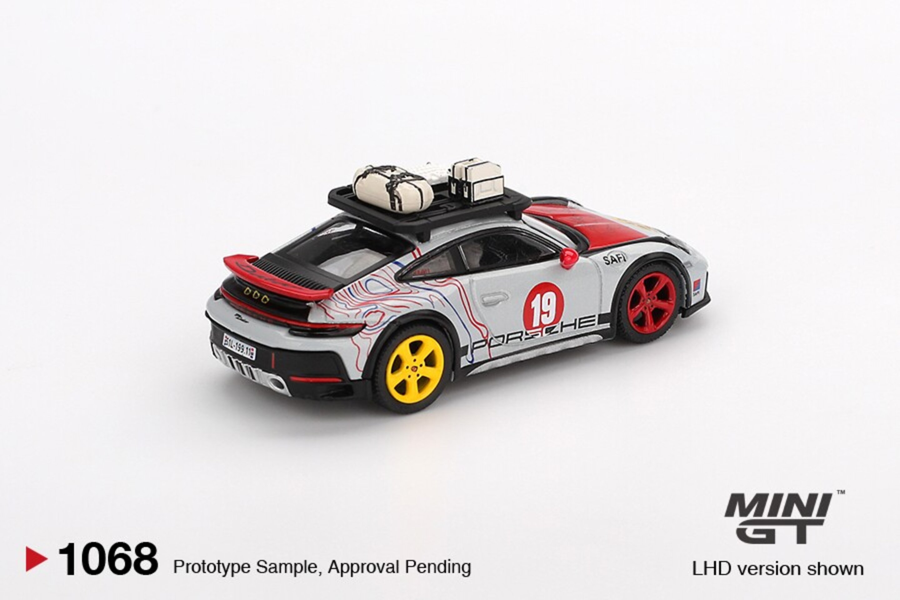MGT01068-L 1:64 PORSCHE 911 (992) DAKAR "UNCLE RALLY" 2024 - 3