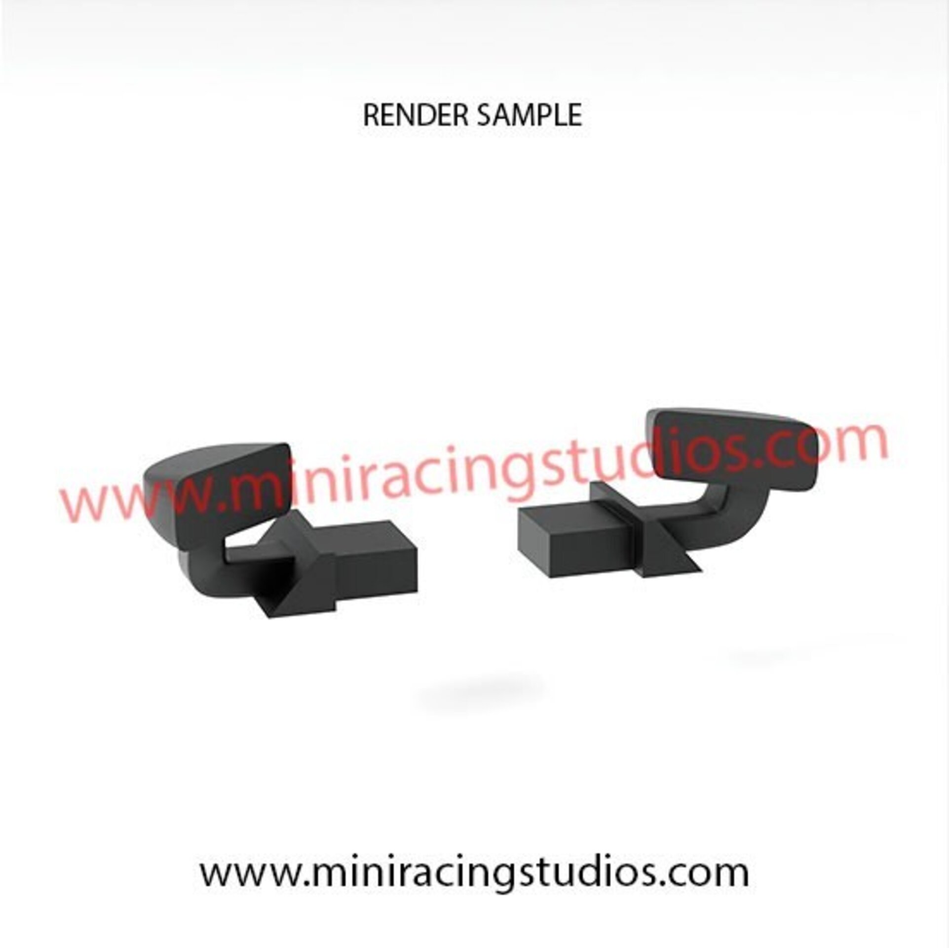 Retrovisores 3D para Audi R8 GT de SCX/SCALEXTRIC - MiniRacingStudios - 2