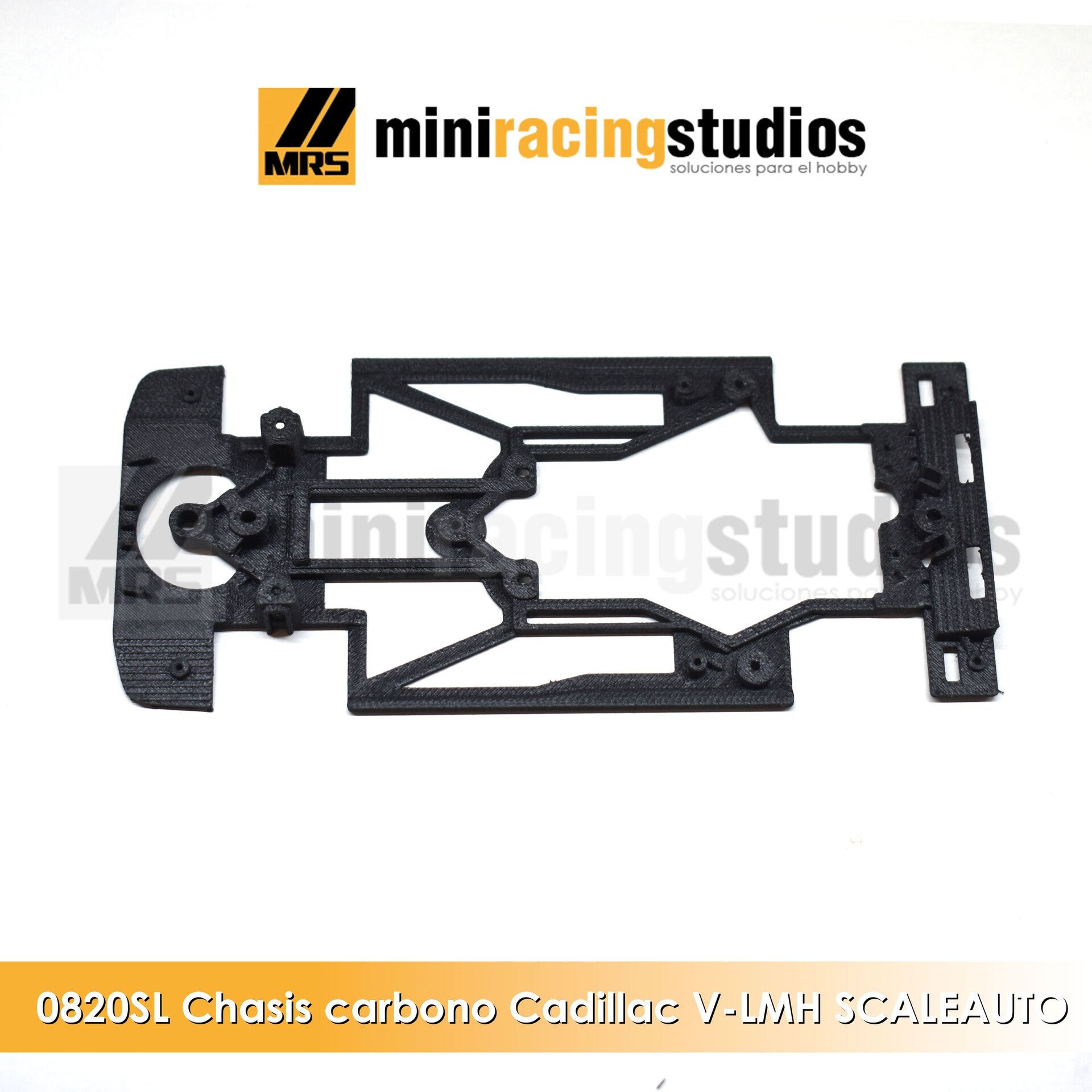 Chasis 3D Cadillac V - LMdH SCALEAUTO  Bicomponente compatible con Slot.it / Rt3 - 3