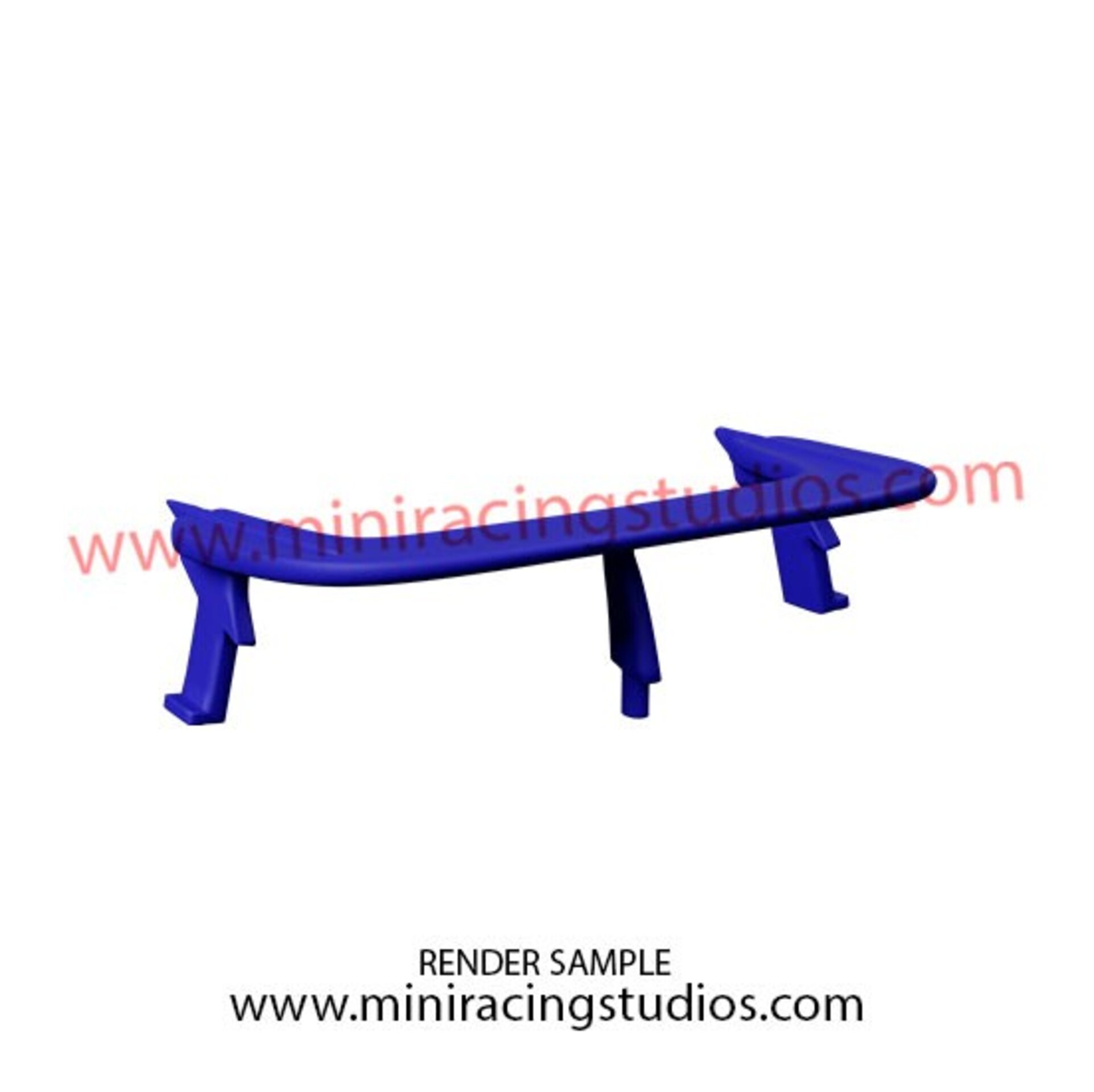 Alerón 3D para Ford Sierra Scalextric– Flexible o Plástico de MiniRacingStudios - 5