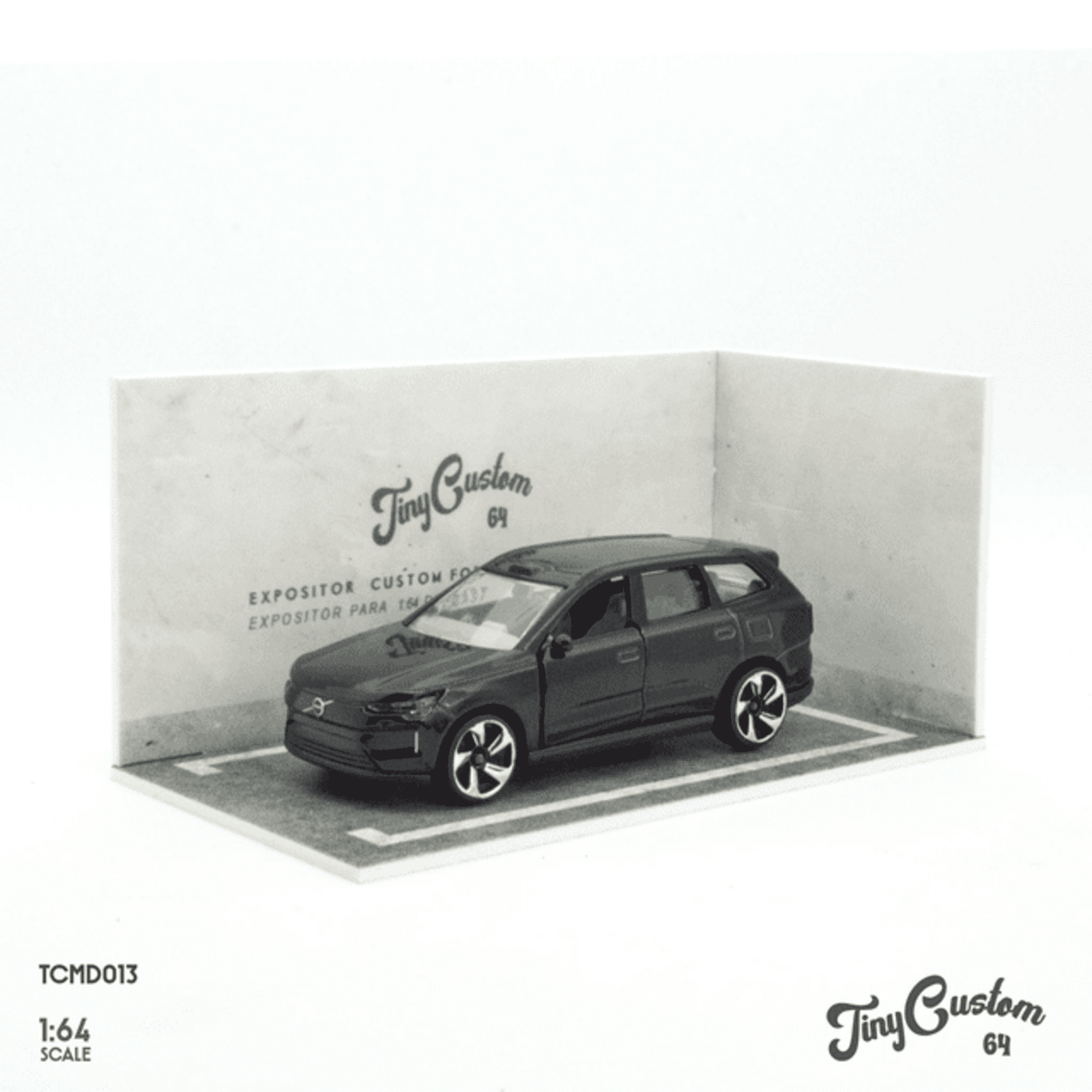 Minidiorama Pared Blanca  1/64 - TinyCustom64. - 2