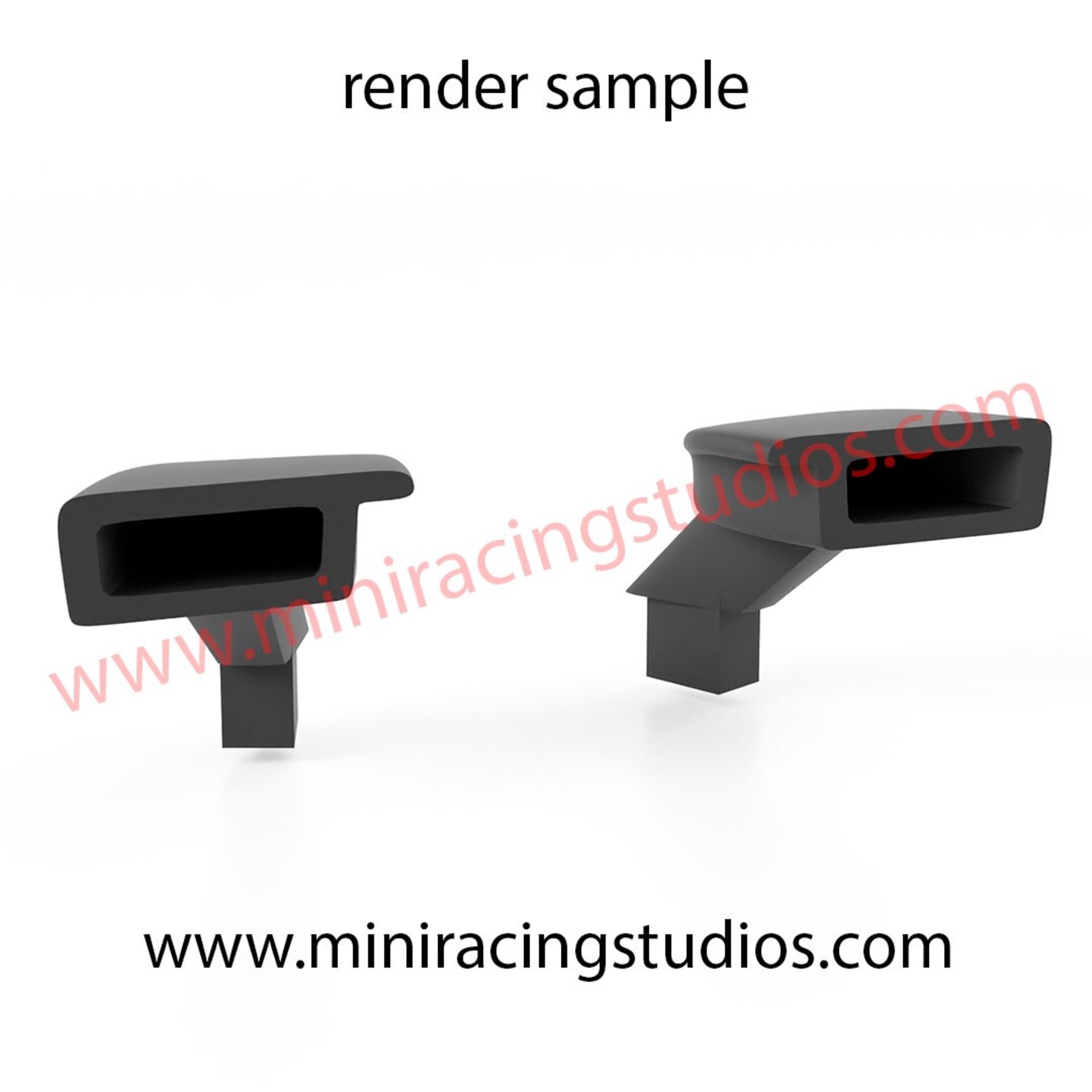 Retrovisores 3D para BMW M Hybrid V8 Scaleauto – MiniRacingStudios Flex/Rígido - 2