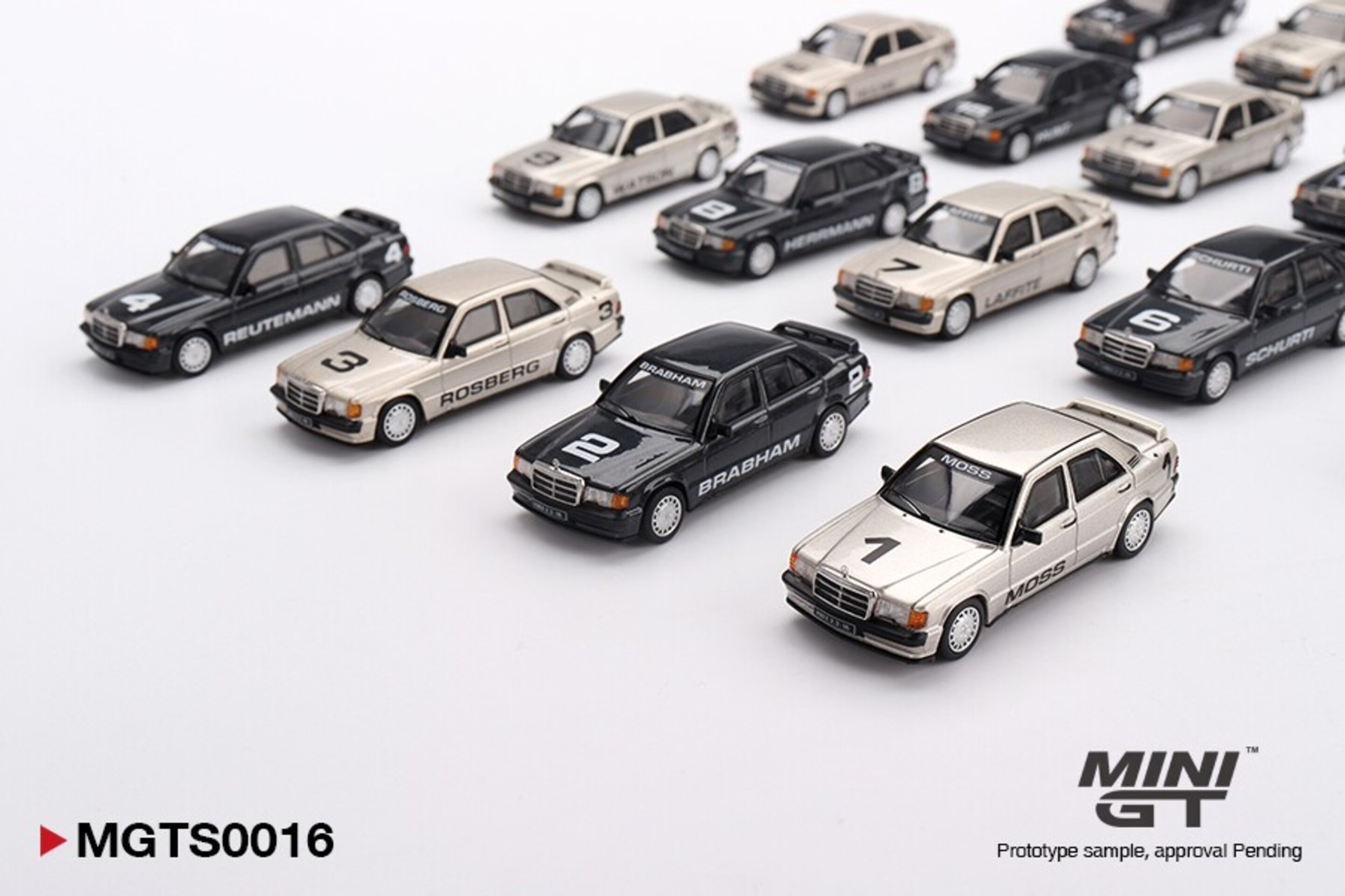 PRE VENTA Mercedes-Benz 190E EVO1 Nürburgring Race of Champions 84 –Mini GT 1:64 - 2