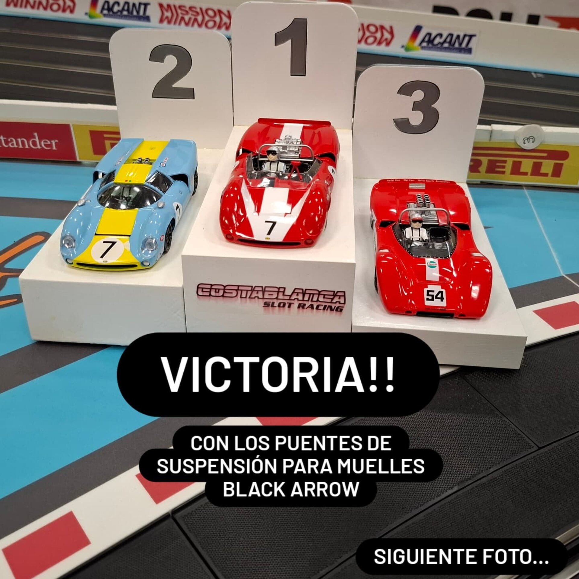 Puentes de Suspensión para muelles BLACK ARROW para  modelos THUNDERSLOT - 5