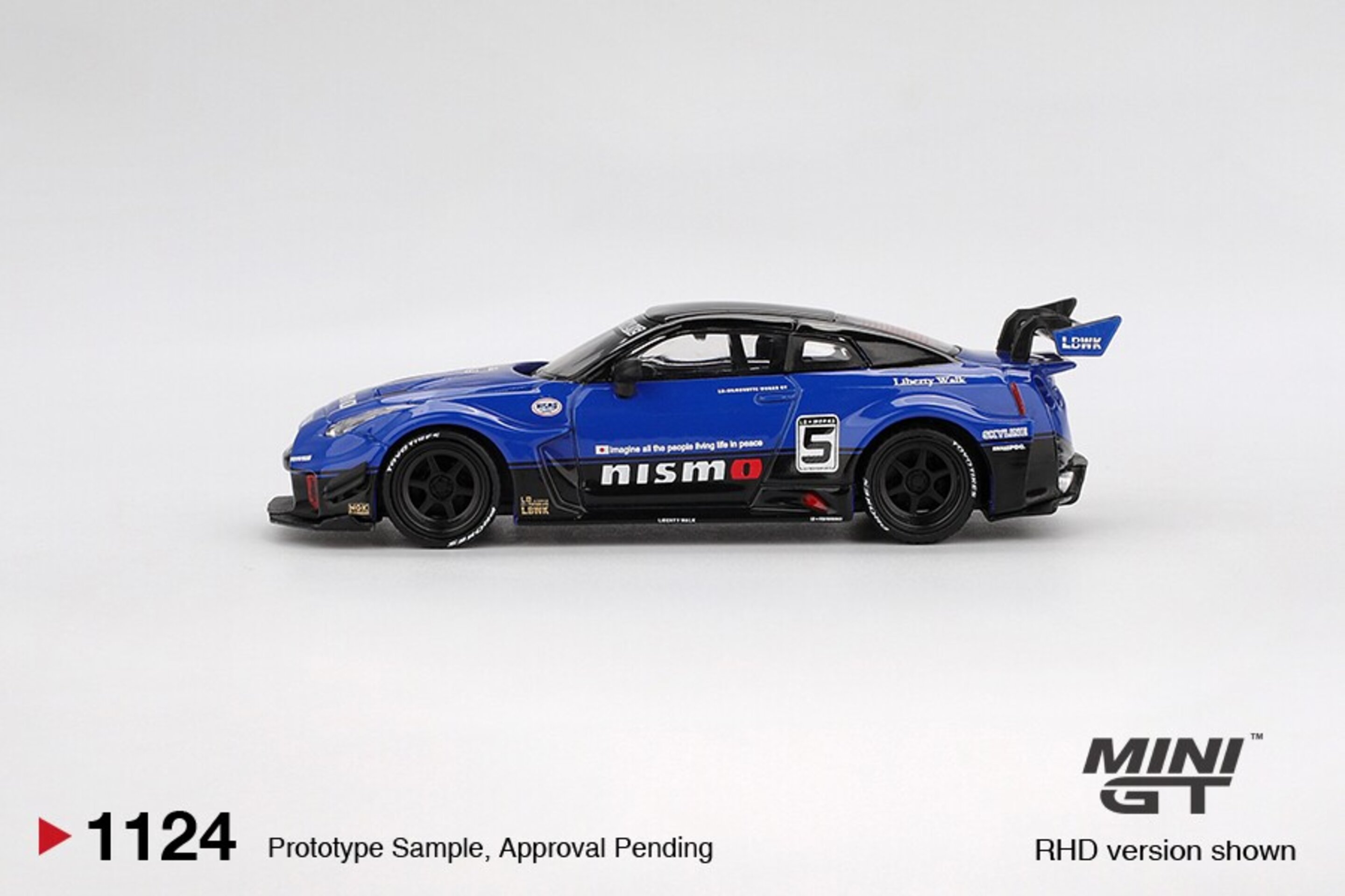 (PRE VENTA) Mini GT 1:64 Nissan GT-R R35 LB-Silhouette Works GT Blue 2025 - 3