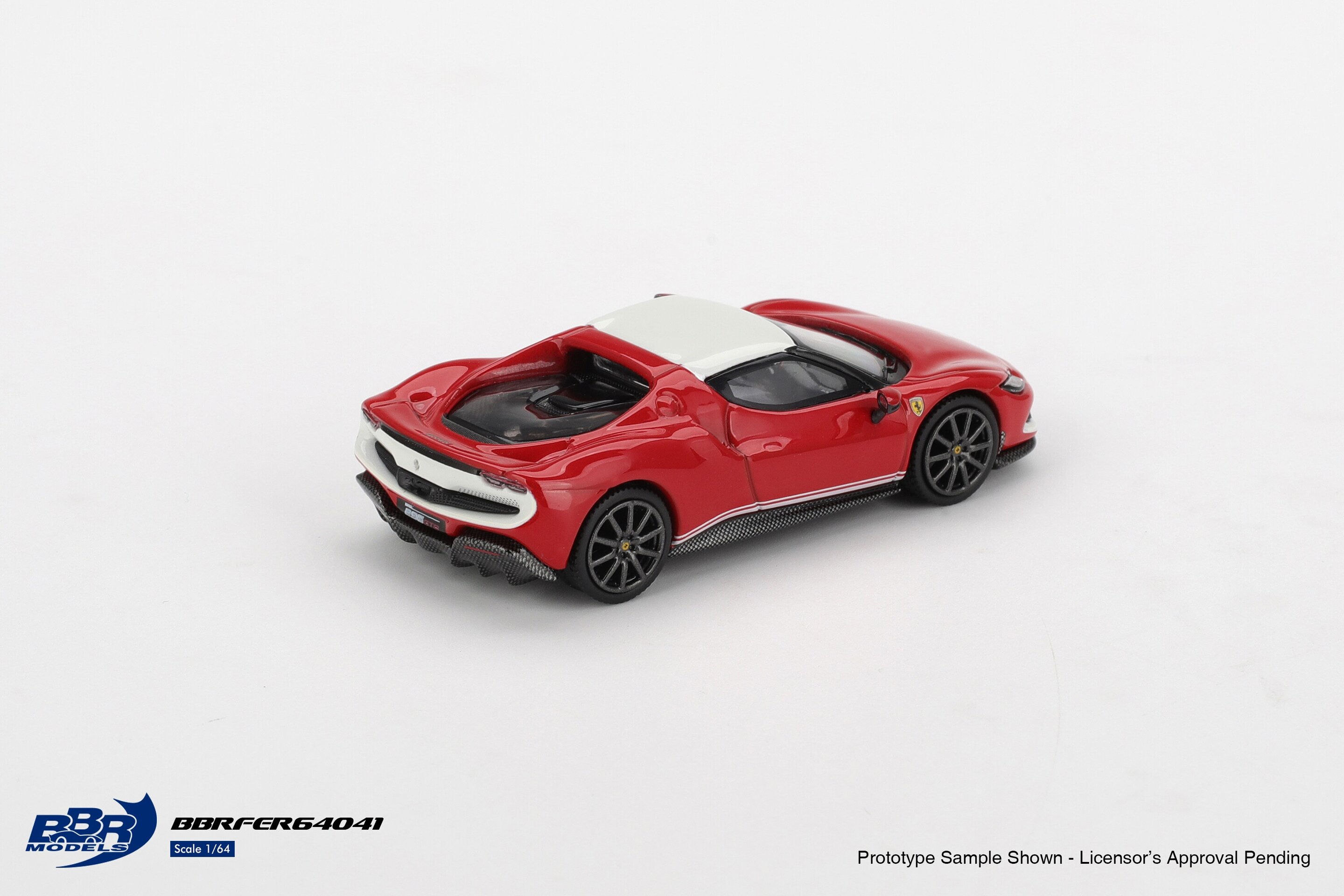 (PRE VENTA) 1:64 FERRARI 296 GTB ASSETO FIORANO F2004 TRIBUTE LIVERY 202 BBR - 3