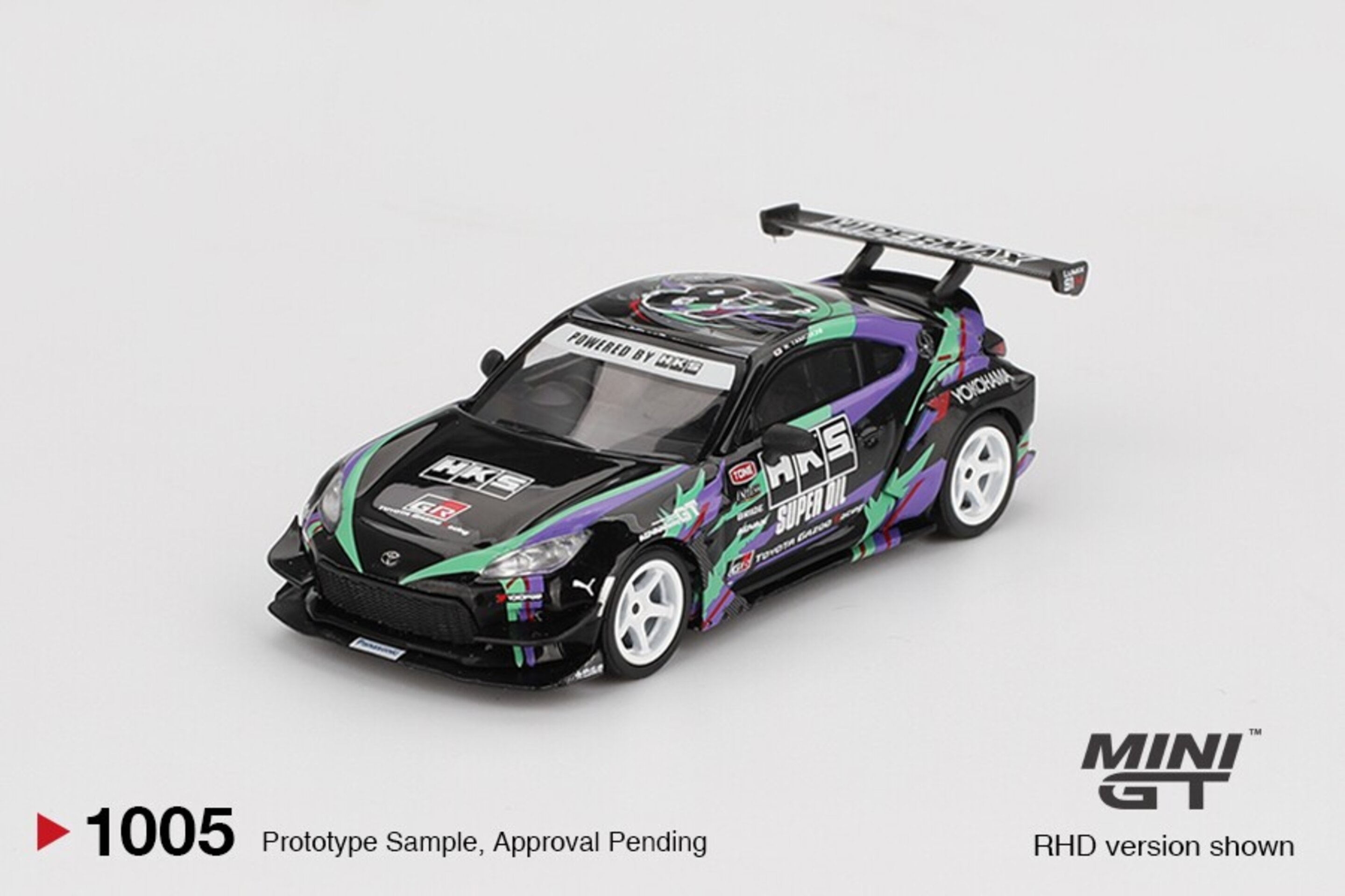Toyota GR86 HKS type R 2022 TOJYO Auto Salon Mini GT 1/64( PRE VENTA ) - 3