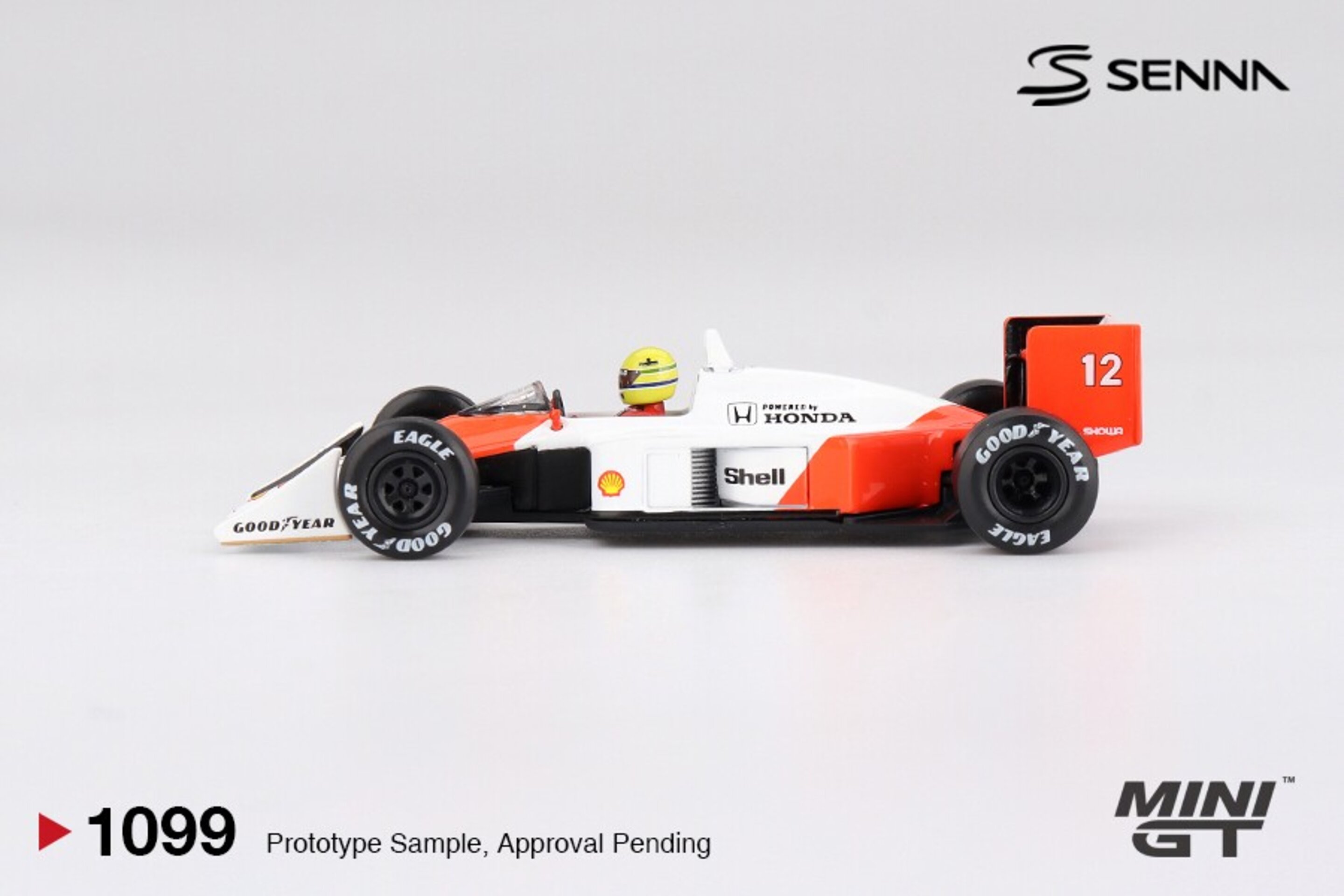 (PRE VENTA) Mini GT 1:64 McLaren MP4/4 Ayrton Senna – Japanese GP Winner 1988 - 4