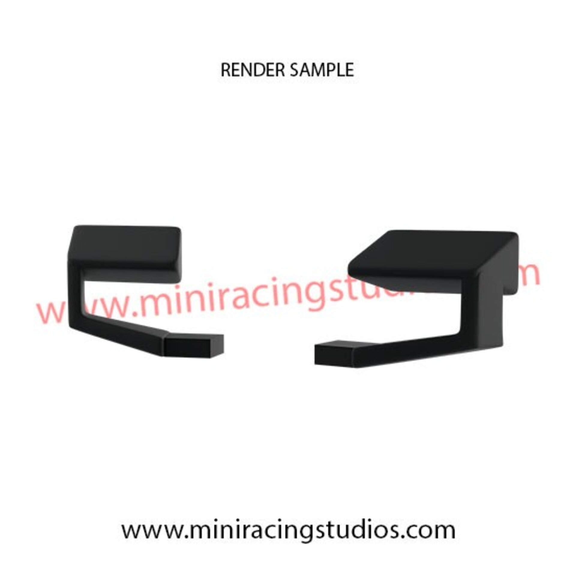 Retrovisores 3D para el Bentley Continental GT3 en Plástico o Flexible - 3