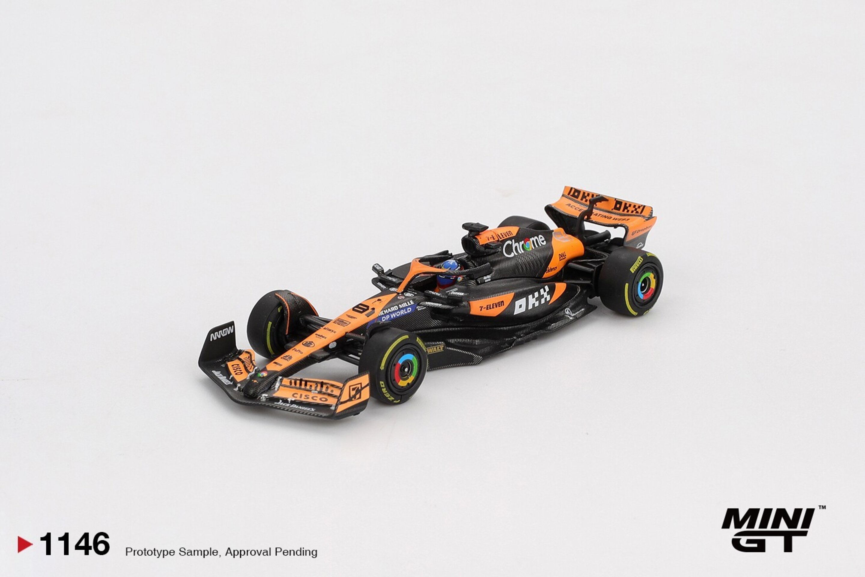 (PRE VENTA) 1:64 McLaren MCL38 #81 Oscar Piastri Hungarian F1 GP 2024 – Mini GT - 2