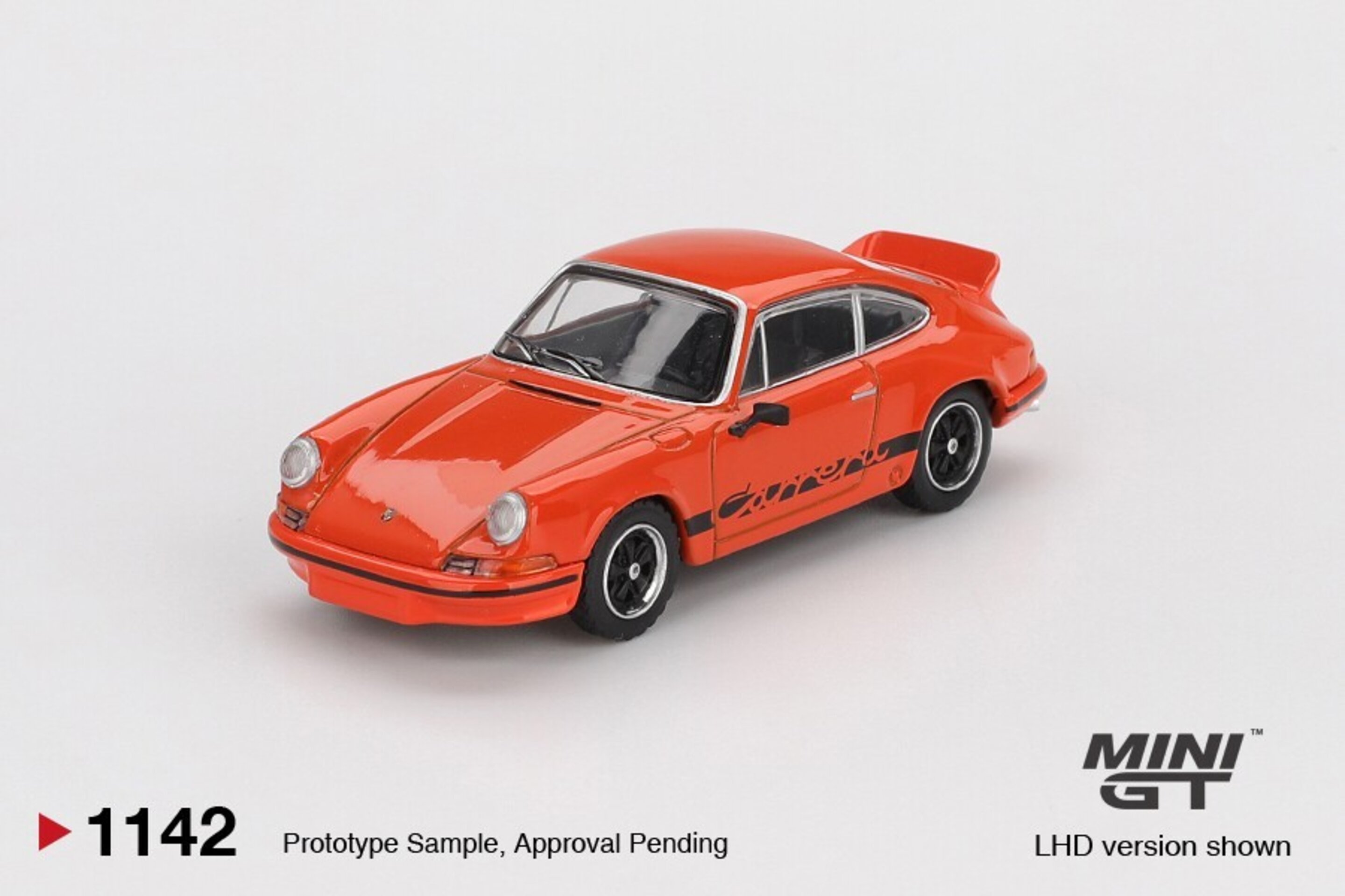 (PRE VENTA) 1:64 PORSCHE 911 CARRERA RS 2.7TANGERINE 1973 Mini GT - 2