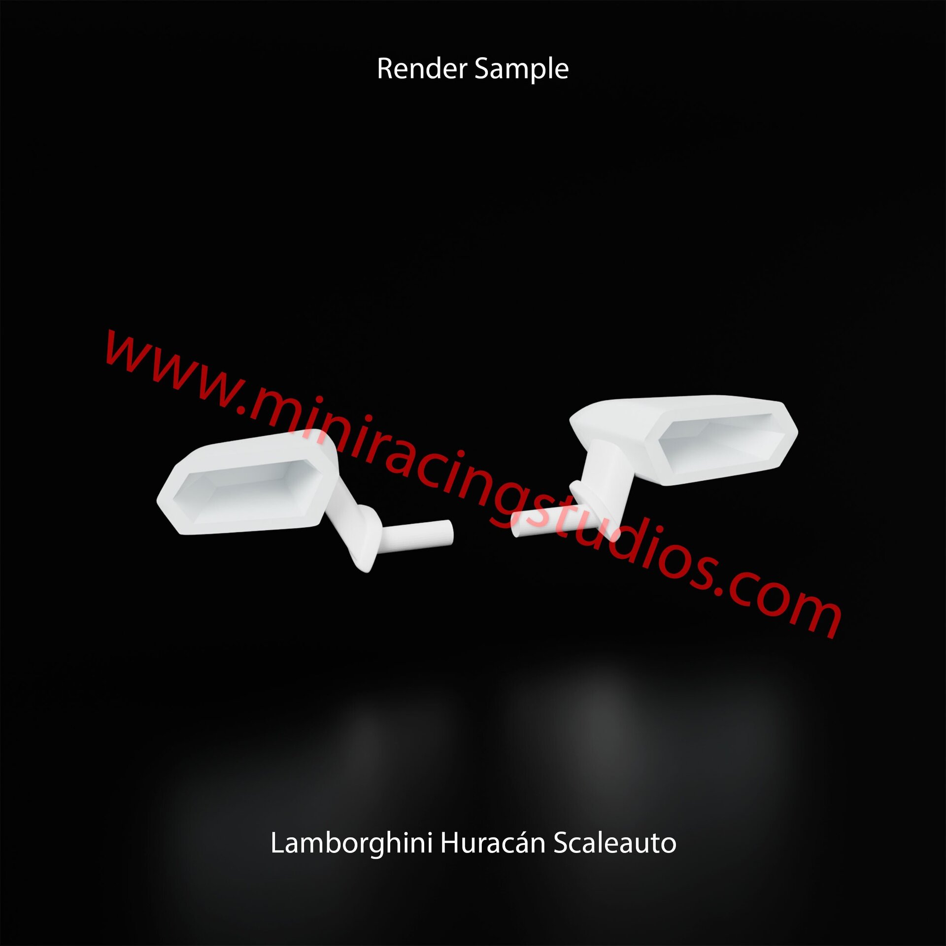 Retrovisores 3D para el Lamborghini Huracán de Scaleauto – MiniRacingStudios - 7
