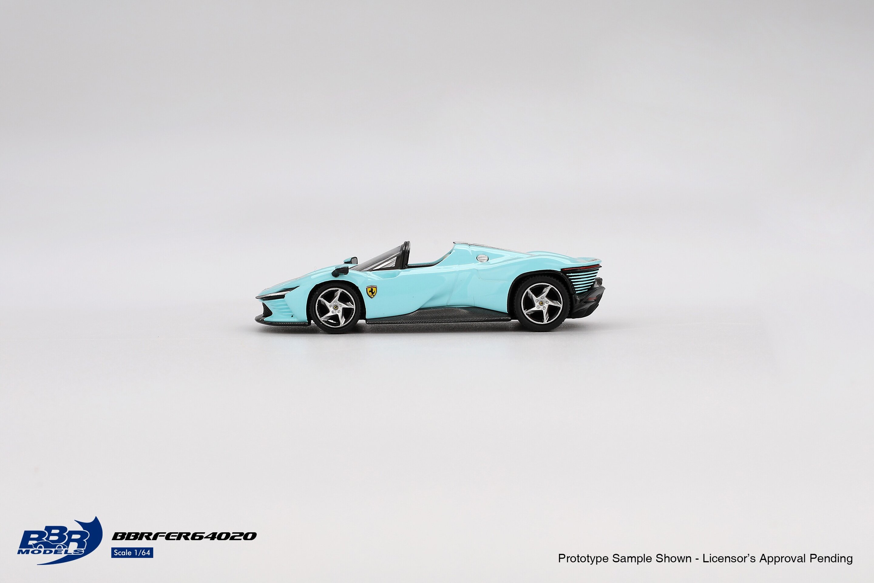 (PRE VENTA) 1:64 Ferrari Daytona SP3 Light Blue 2024 – BBR Models - 4