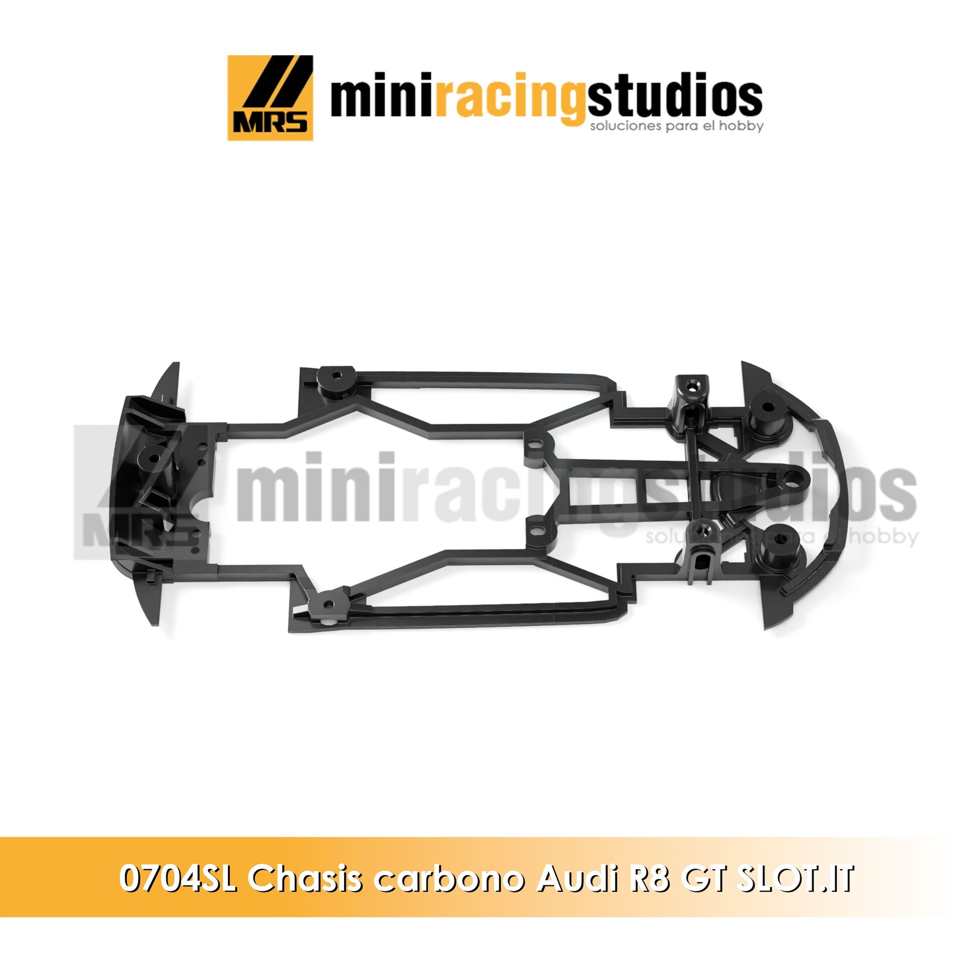Chasis 3D Audi R8 GT  Slot.it – Composite Carbono – Slot.it - 3