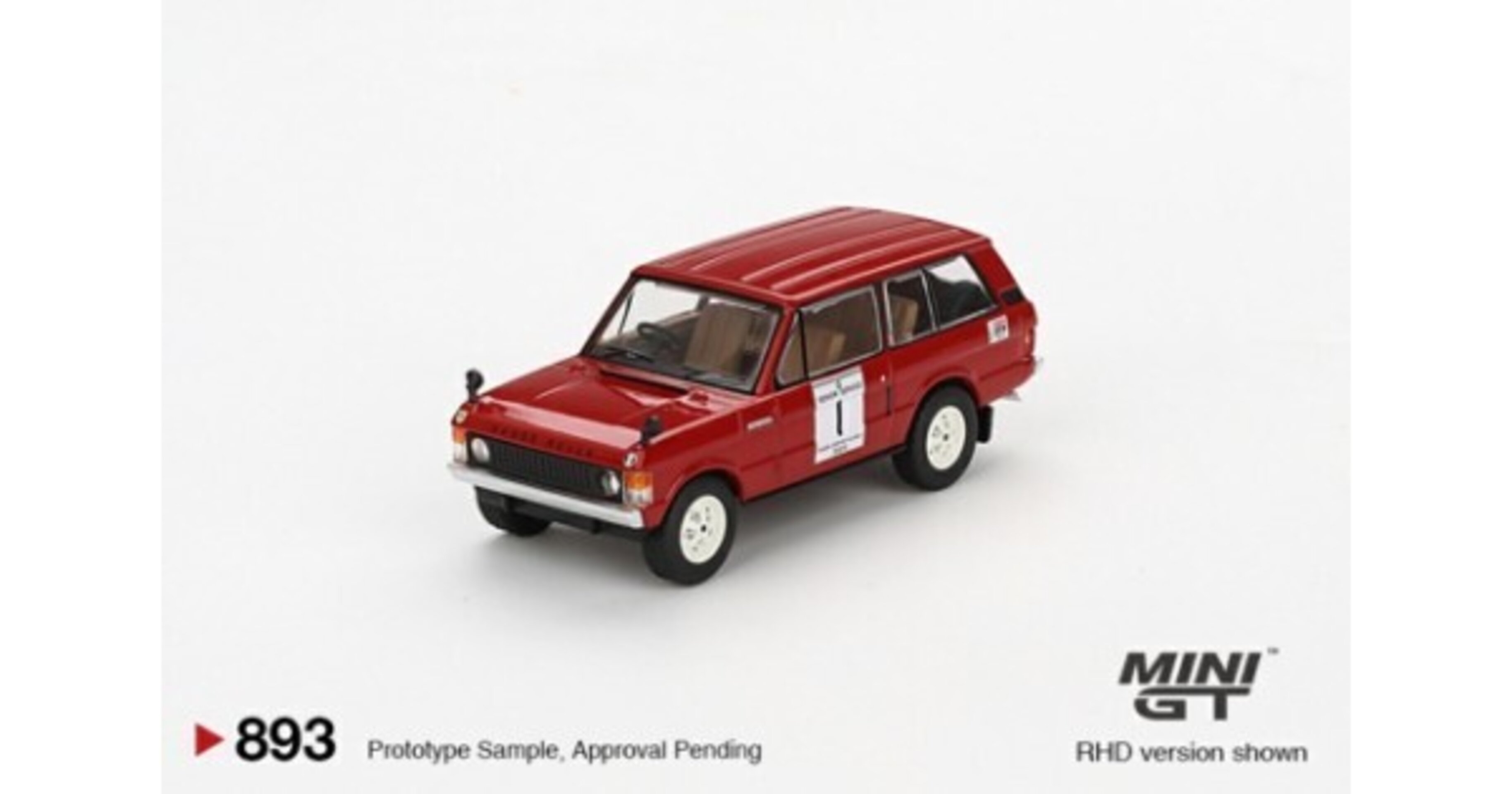 MGT00893-R 1:64 LAND ROVER RANGE ROVER #1 WINNER INTERNATIONAL HILL RALLY 1971 - 1