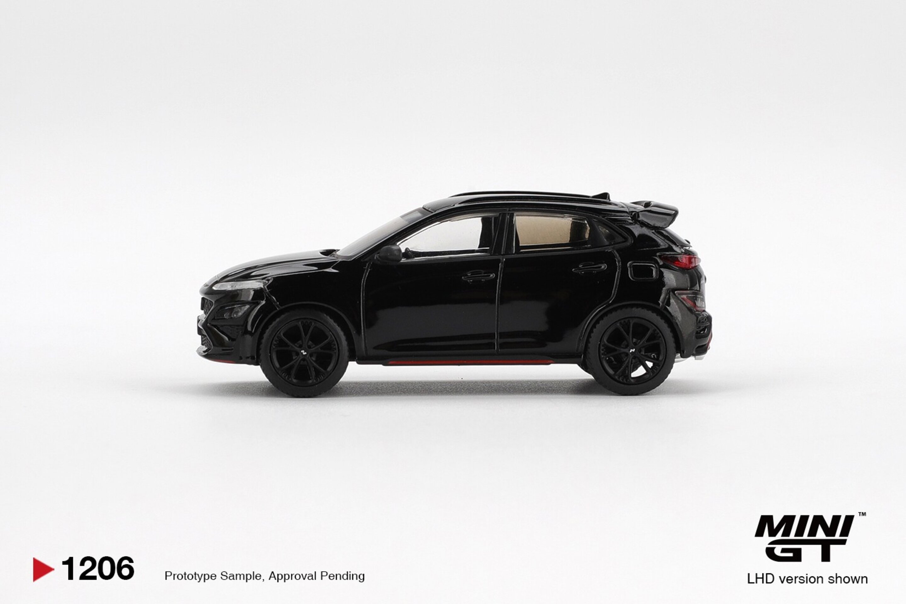 (PRE VENTA)1:64 HYUNDAI KONA N PHANTOM BLACK 2022 Mini GT - 4