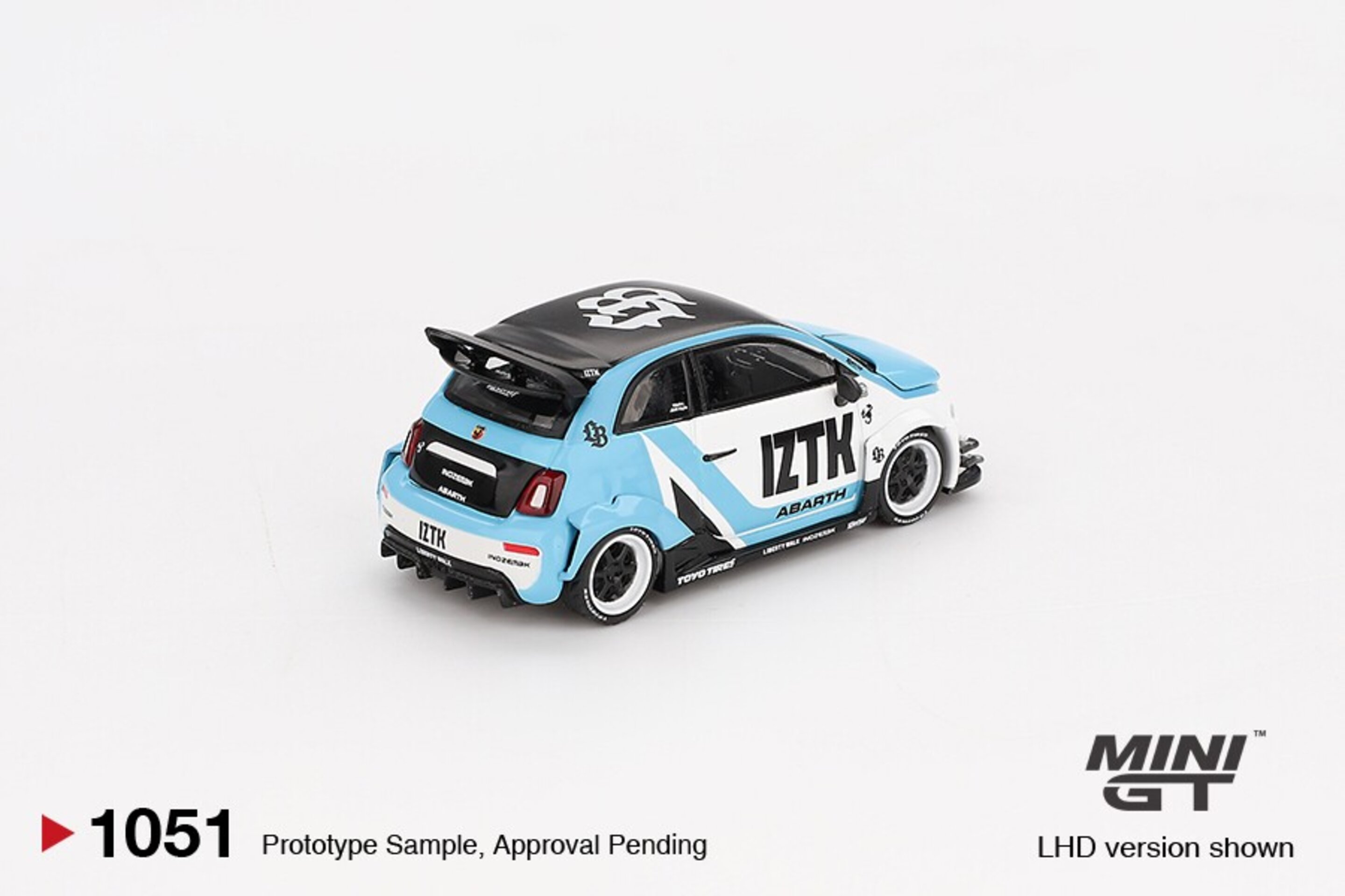 (PRE VENTA) 1:64 FIAT ABARTH 595 LB-WORKS X  ABAS WORKS IZTK 2024 MINI GT - 3