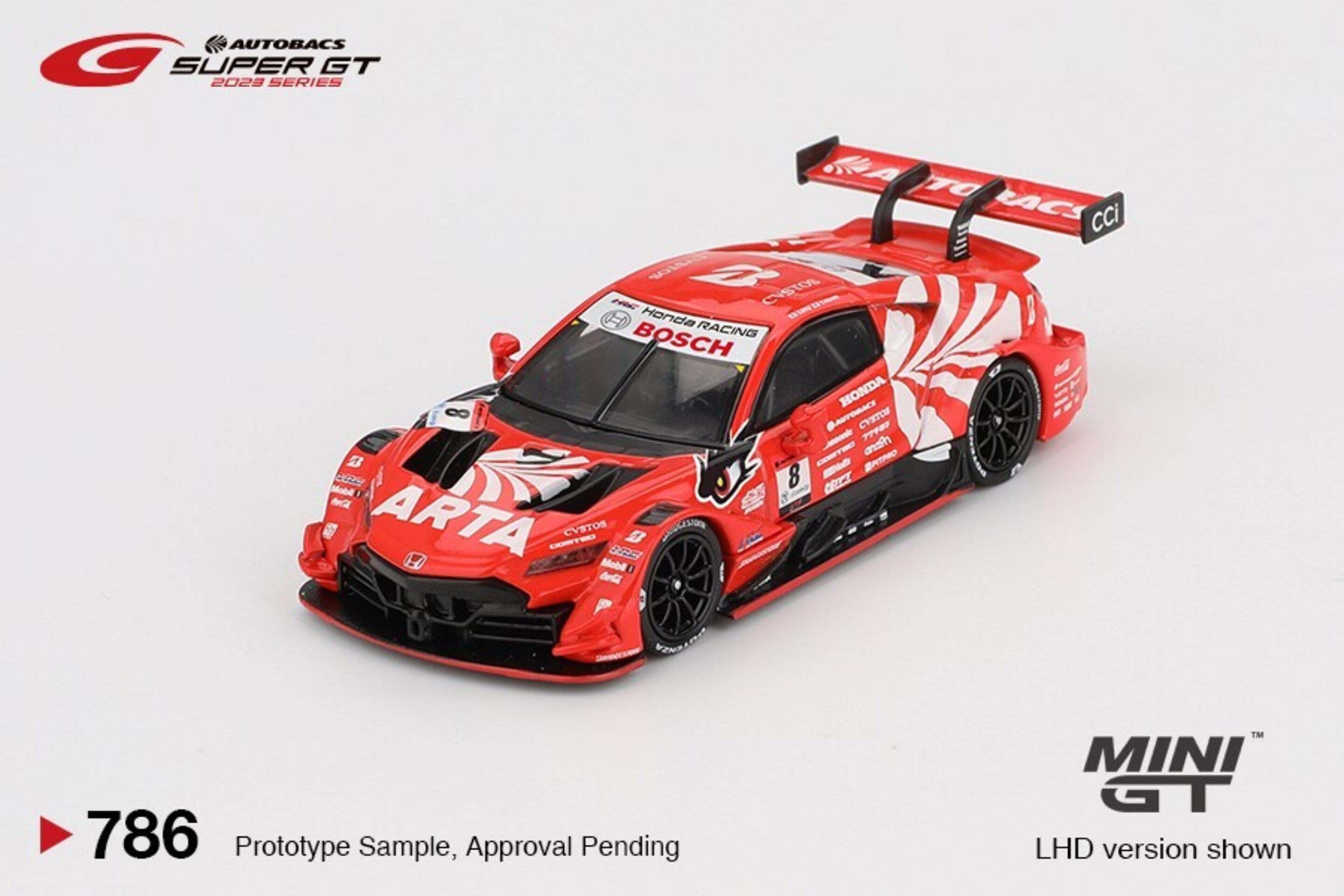 Honda NSX-GT "Type S" GT500 #8 "ARTA MUGEN NSX-GT " Mini GT 1/64( PRE VENTA ) - 3