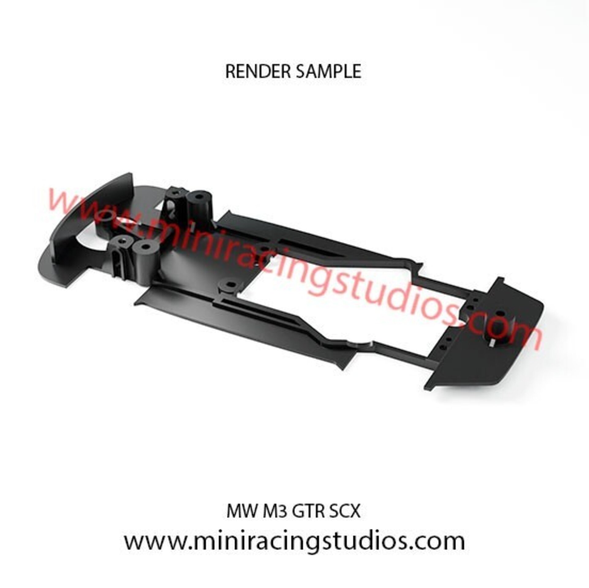 Chasis 3D para el BMW M3 GTR SCALEXTRIC / SCX compatible con Slot.it - 2