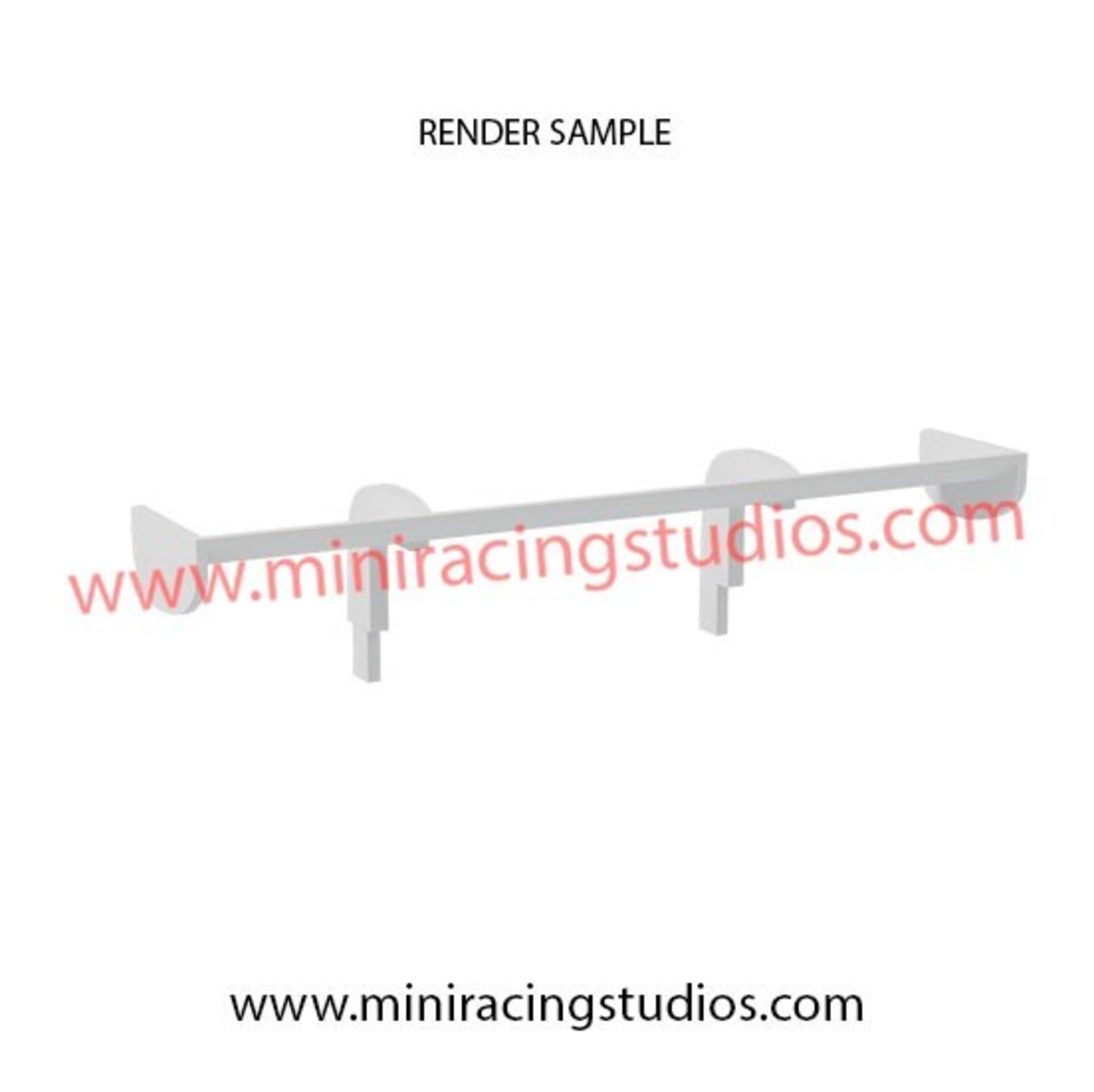 Alerón 3D para Ferrari 296 GT de Sideways – Flexible, Plástico o Bicomponente - 5